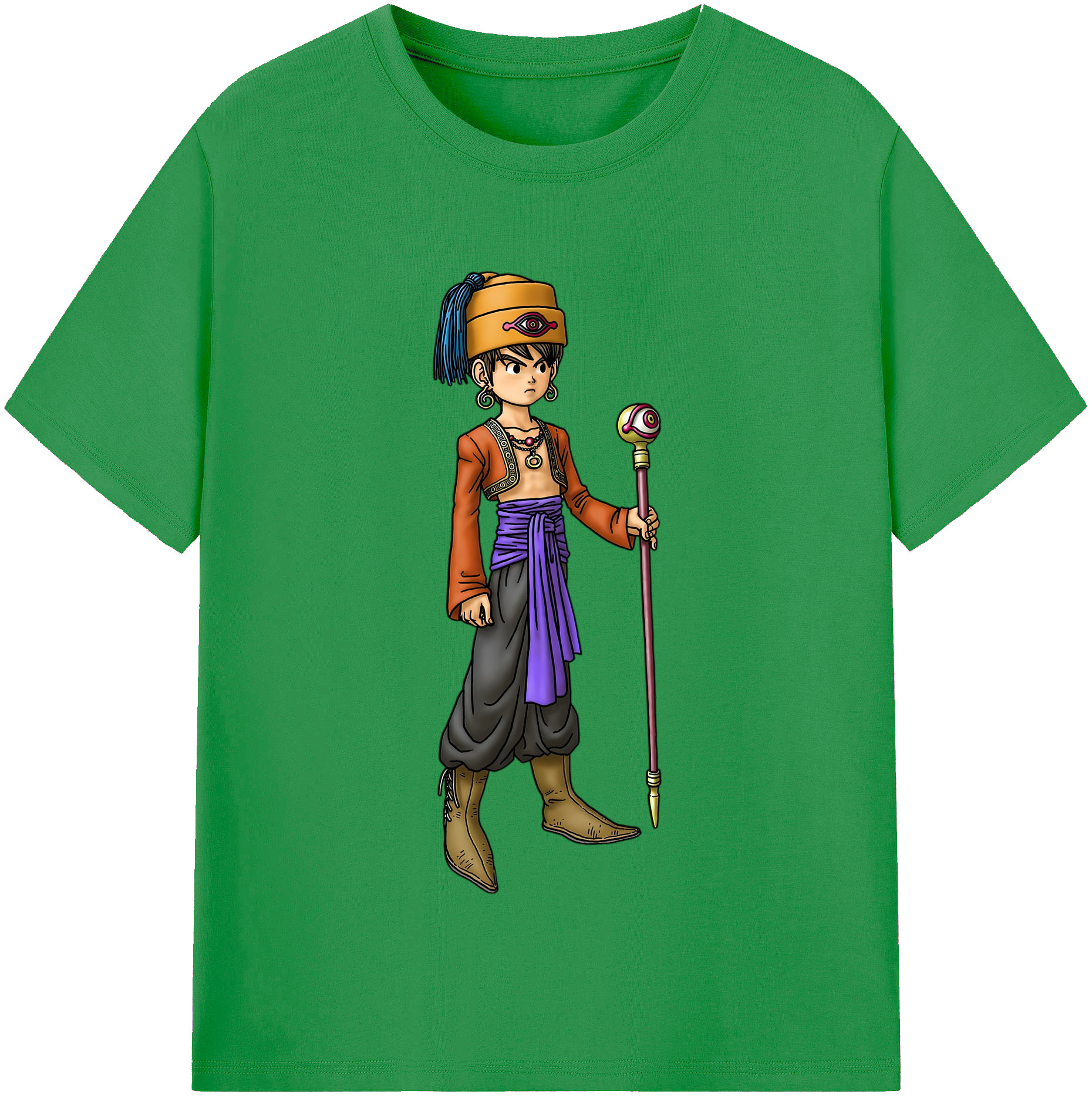（画像用） ドラゴンクエスト Doragon Kuesuto Dragon Quest レディースカジュアルプリントTシャツ（綿100％）