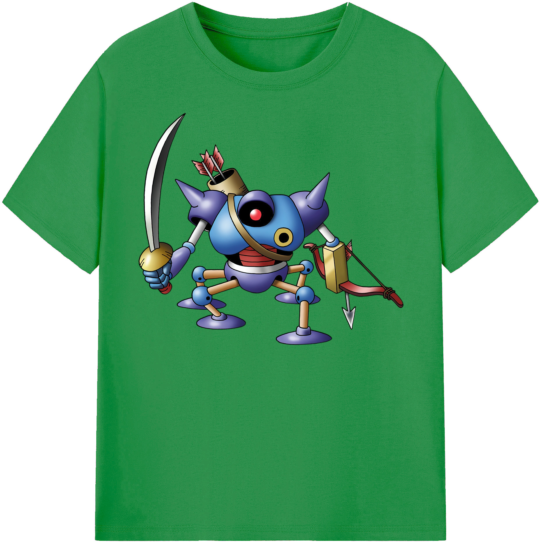 （画像用） ドラゴンクエスト Doragon Kuesuto Dragon Quest レディースカジュアルプリントTシャツ（綿100％）
