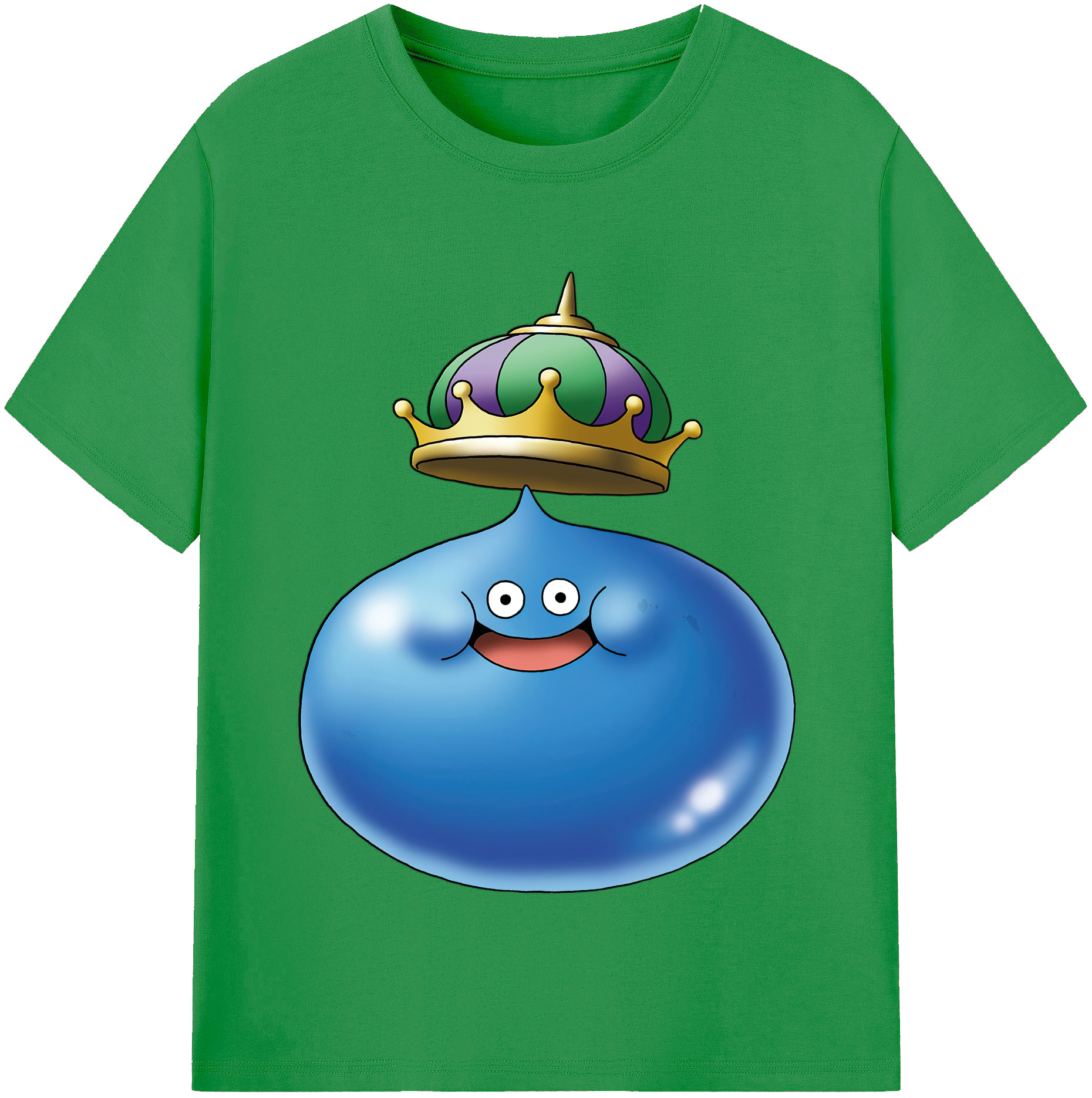 （画像用） ドラゴンクエスト Doragon Kuesuto Dragon Quest レディースカジュアルプリントTシャツ（綿100％）