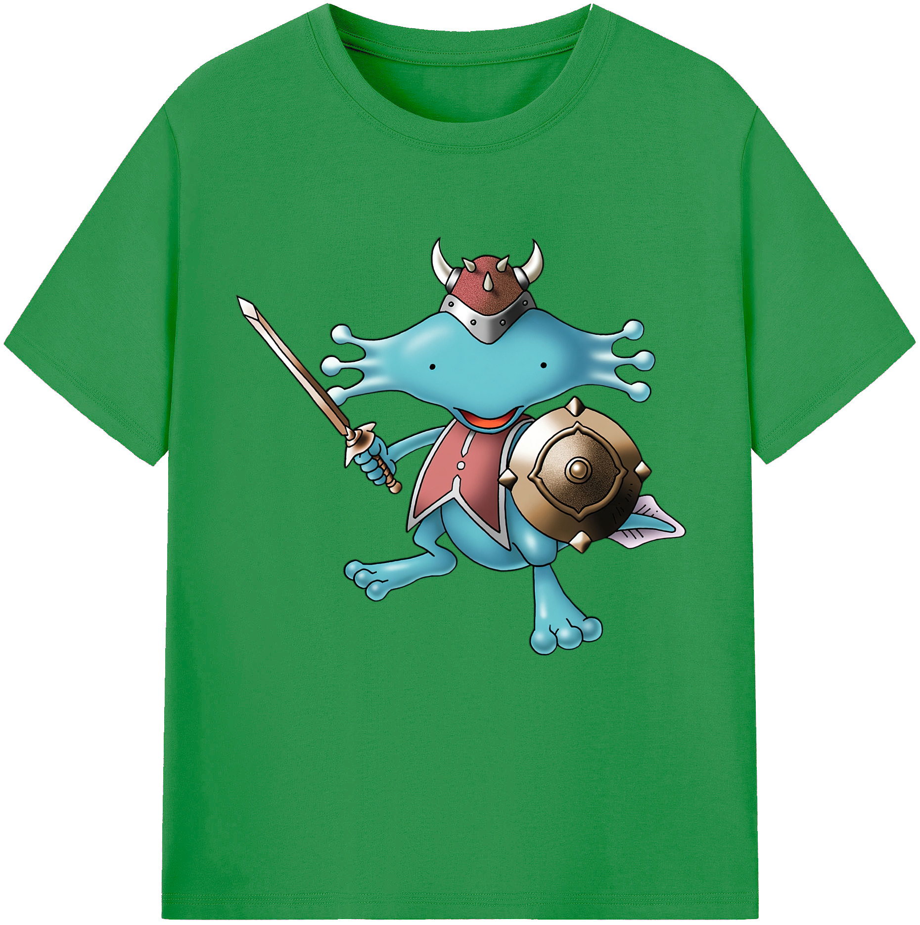 （画像用） ドラゴンクエスト Doragon Kuesuto Dragon Quest レディースカジュアルプリントTシャツ（綿100％）
