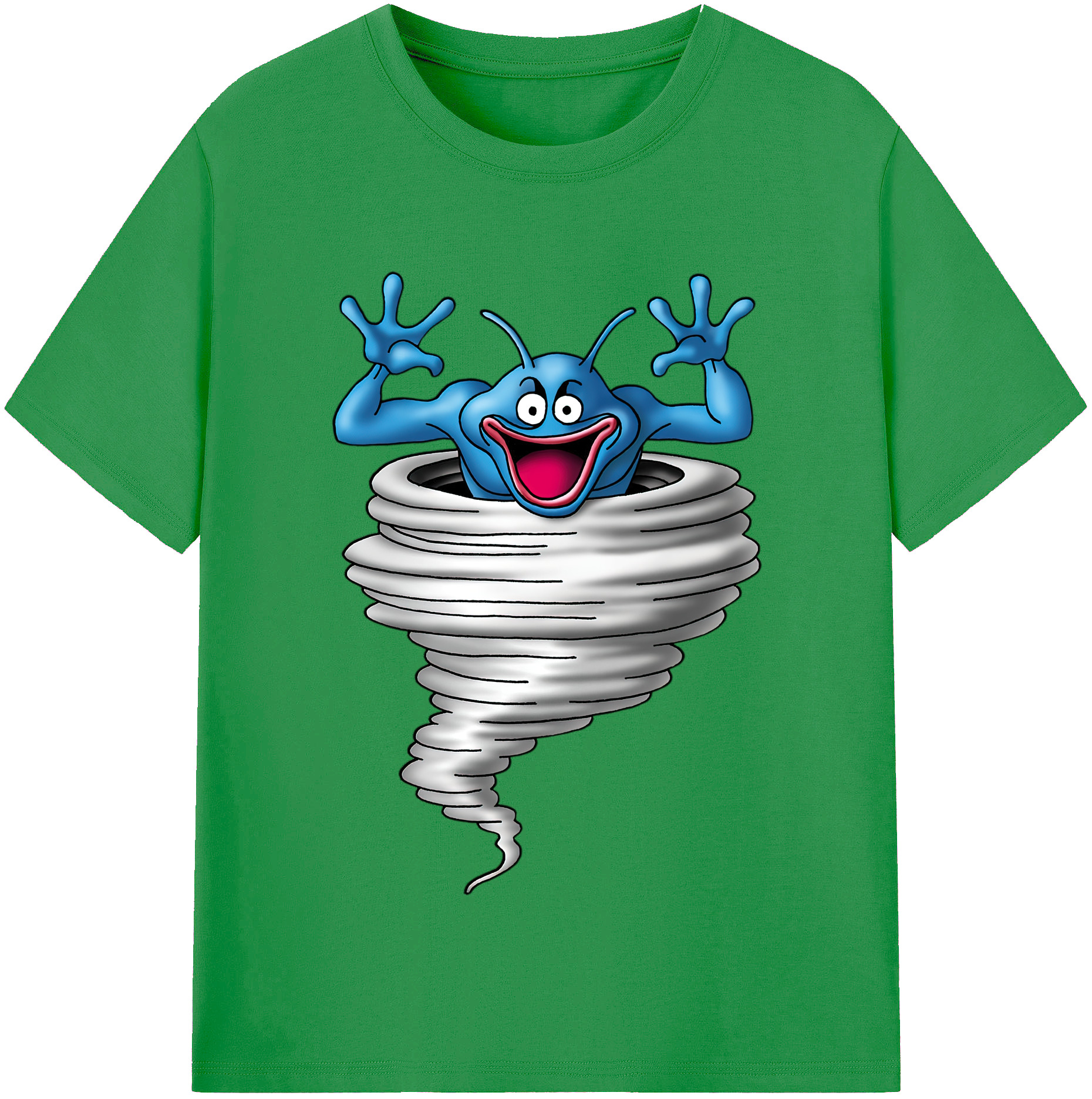 （画像用） ドラゴンクエスト Doragon Kuesuto Dragon Quest レディースカジュアルプリントTシャツ（綿100％）