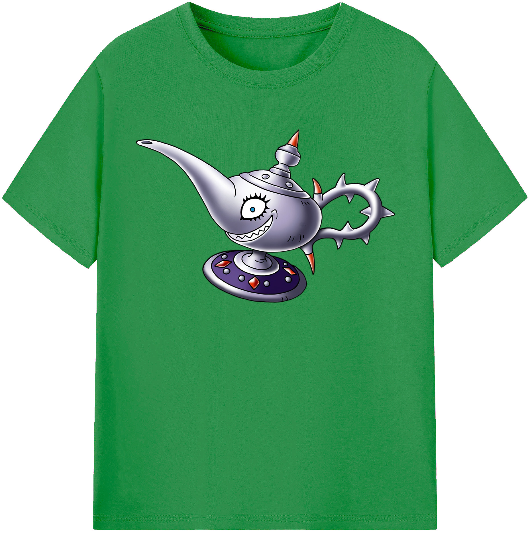 （画像用） ドラゴンクエスト Doragon Kuesuto Dragon Quest レディースカジュアルプリントTシャツ（綿100％）