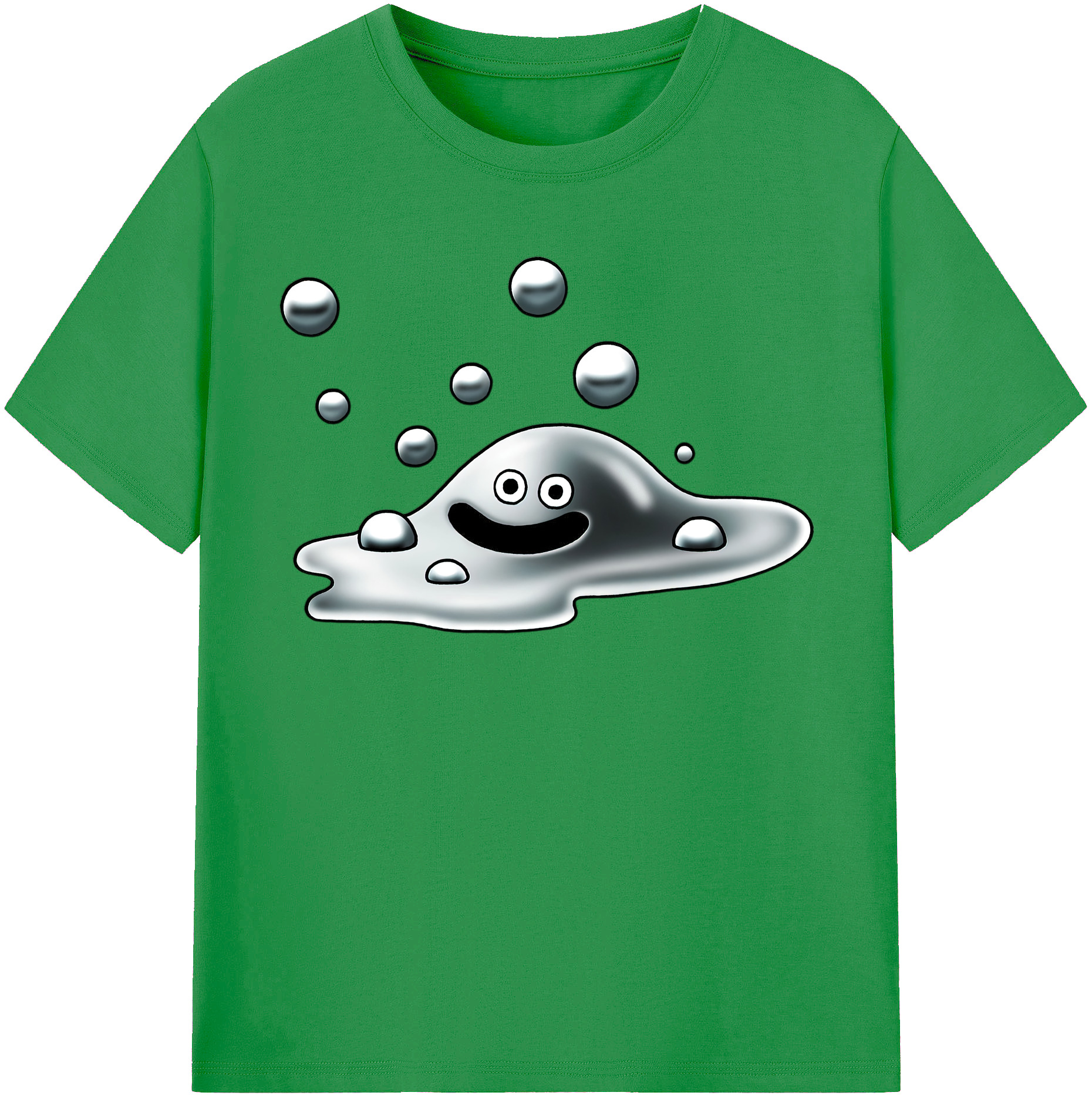 （画像用） ドラゴンクエスト Doragon Kuesuto Dragon Quest レディースカジュアルプリントTシャツ（綿100％）