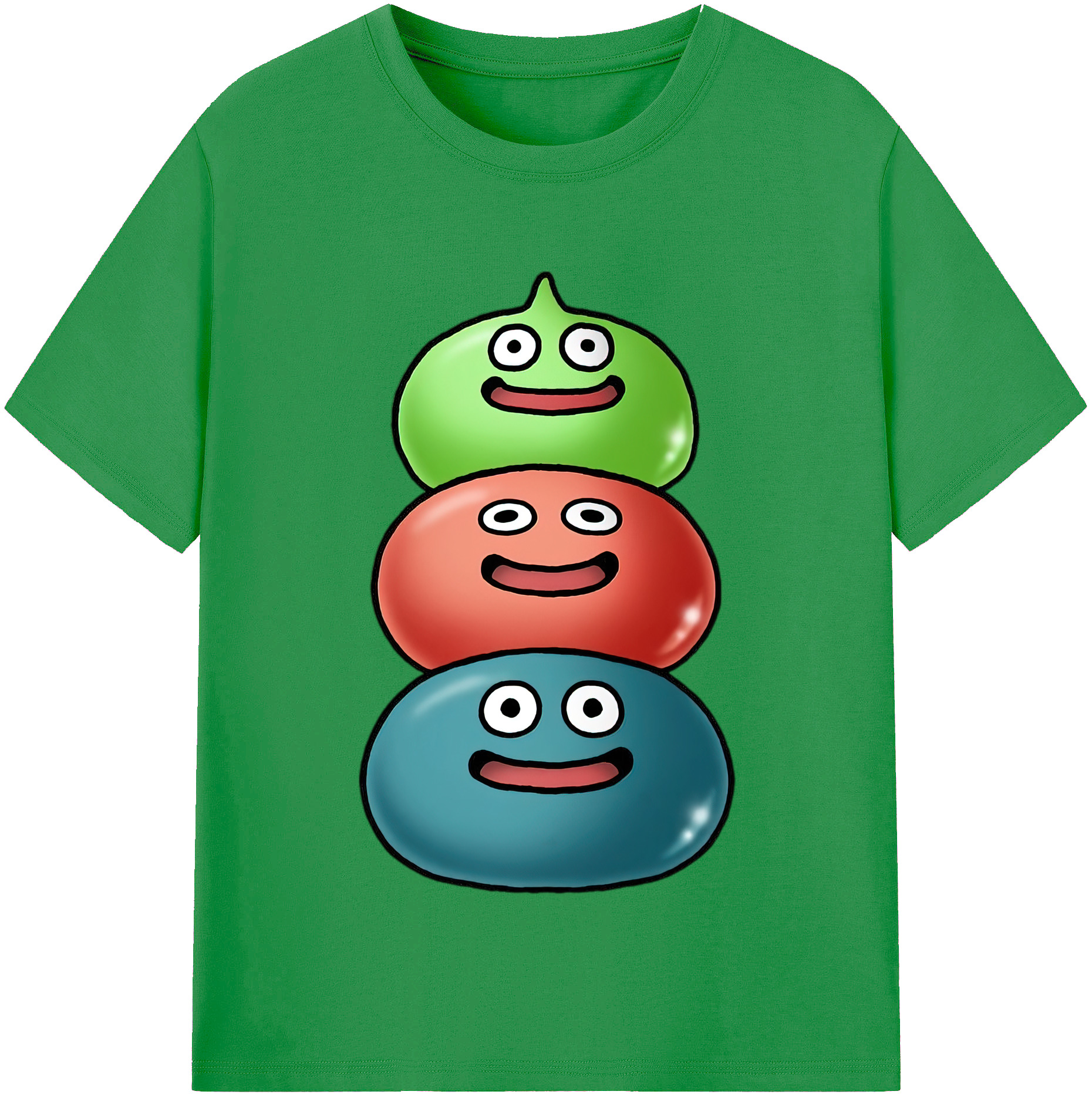 （画像用） ドラゴンクエスト Doragon Kuesuto Dragon Quest レディースカジュアルプリントTシャツ（綿100％）