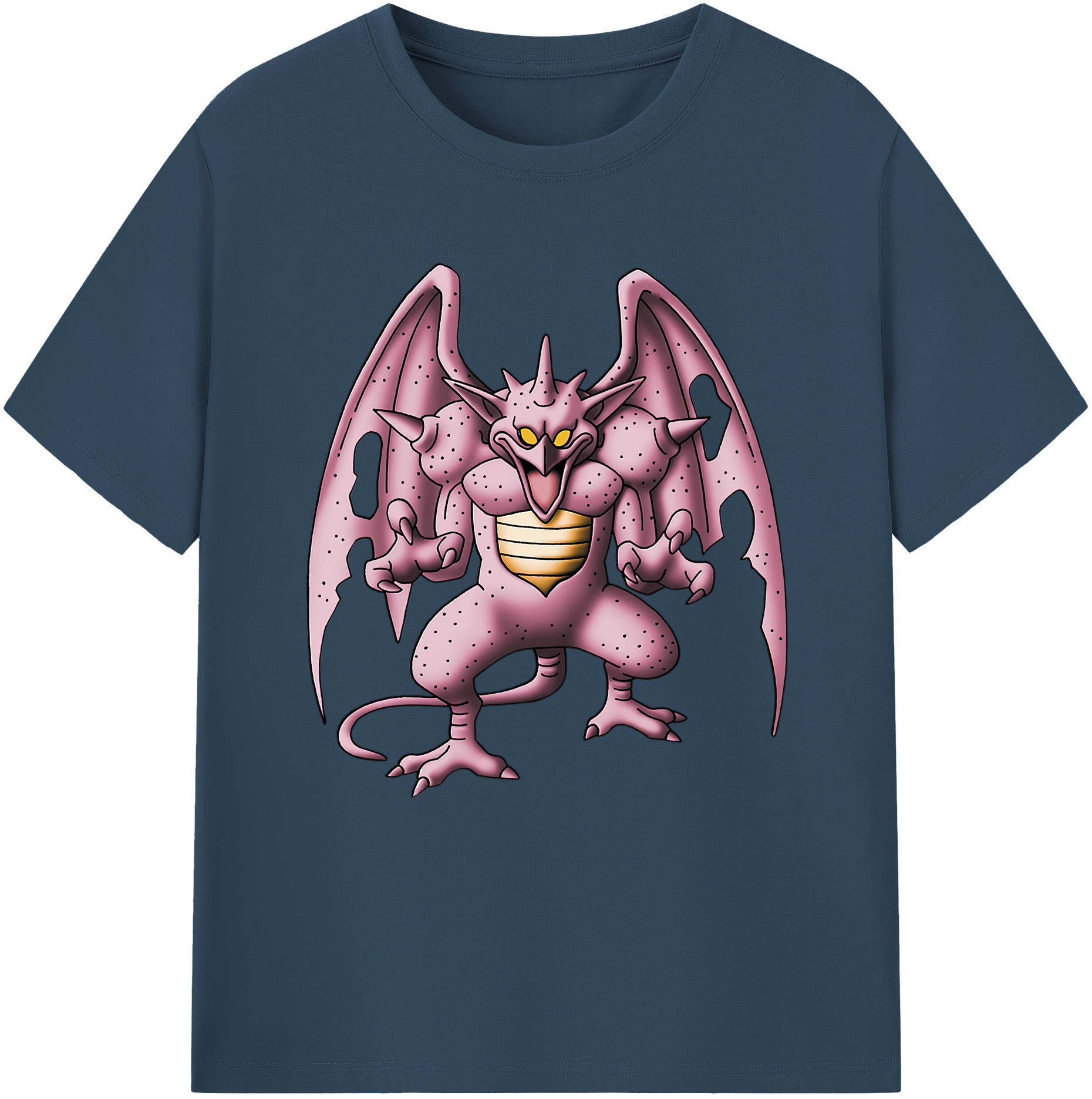 （画像用） ドラゴンクエスト Doragon Kuesuto Dragon Quest レディースカジュアルプリントTシャツ（綿100％）