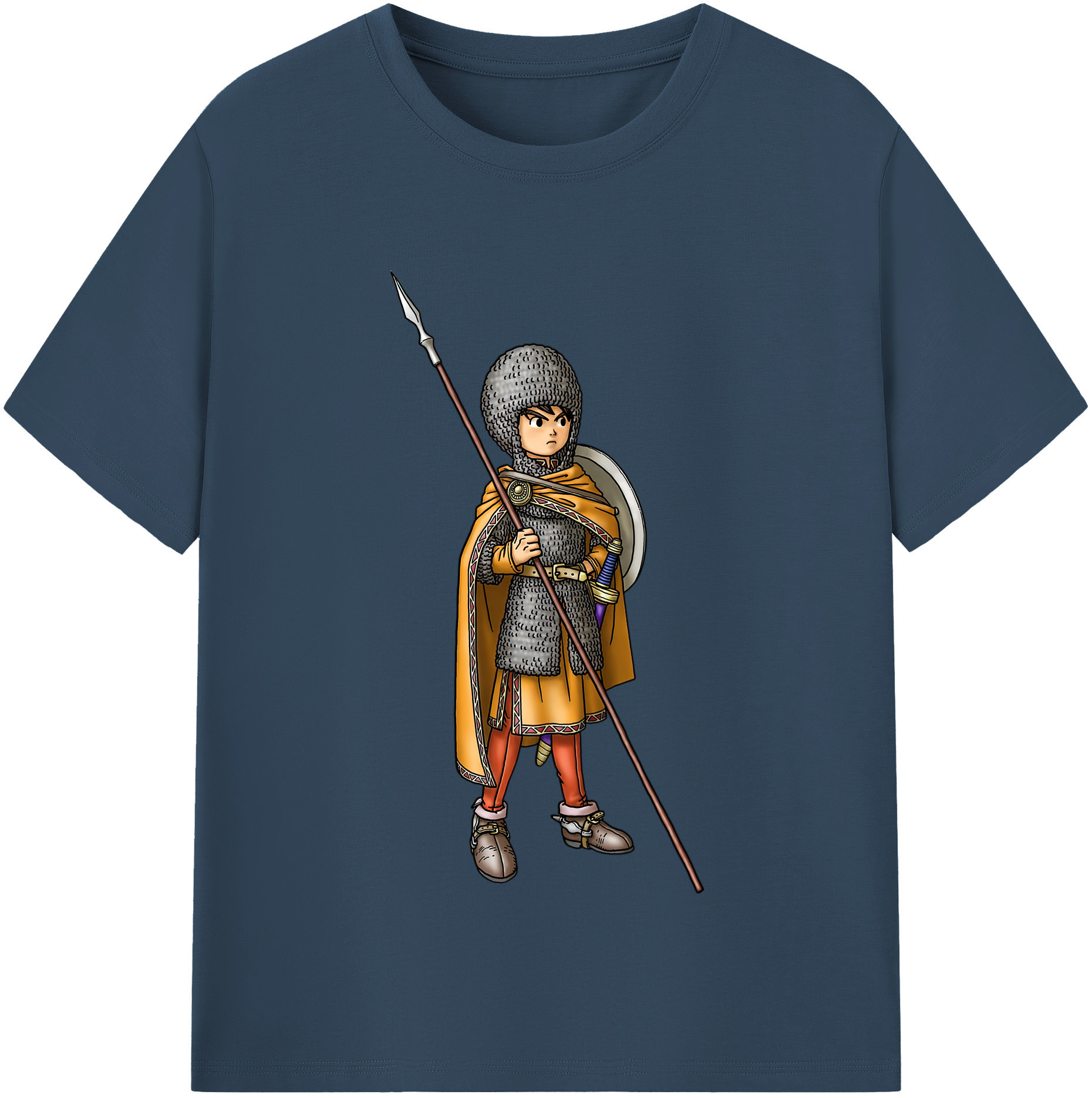 （画像用） ドラゴンクエスト Doragon Kuesuto Dragon Quest レディースカジュアルプリントTシャツ（綿100％）