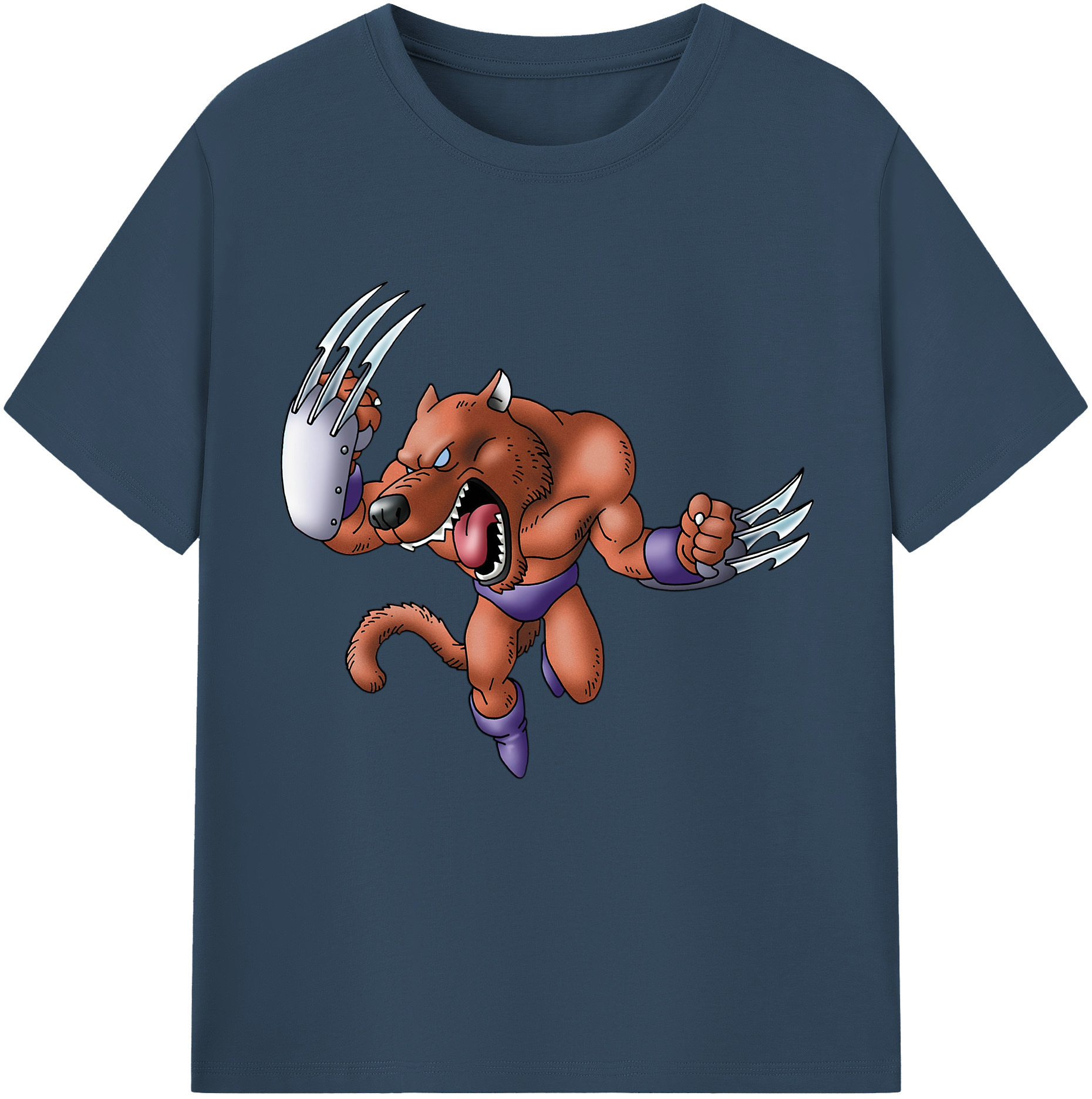 （画像用） ドラゴンクエスト Doragon Kuesuto Dragon Quest レディースカジュアルプリントTシャツ（綿100％）