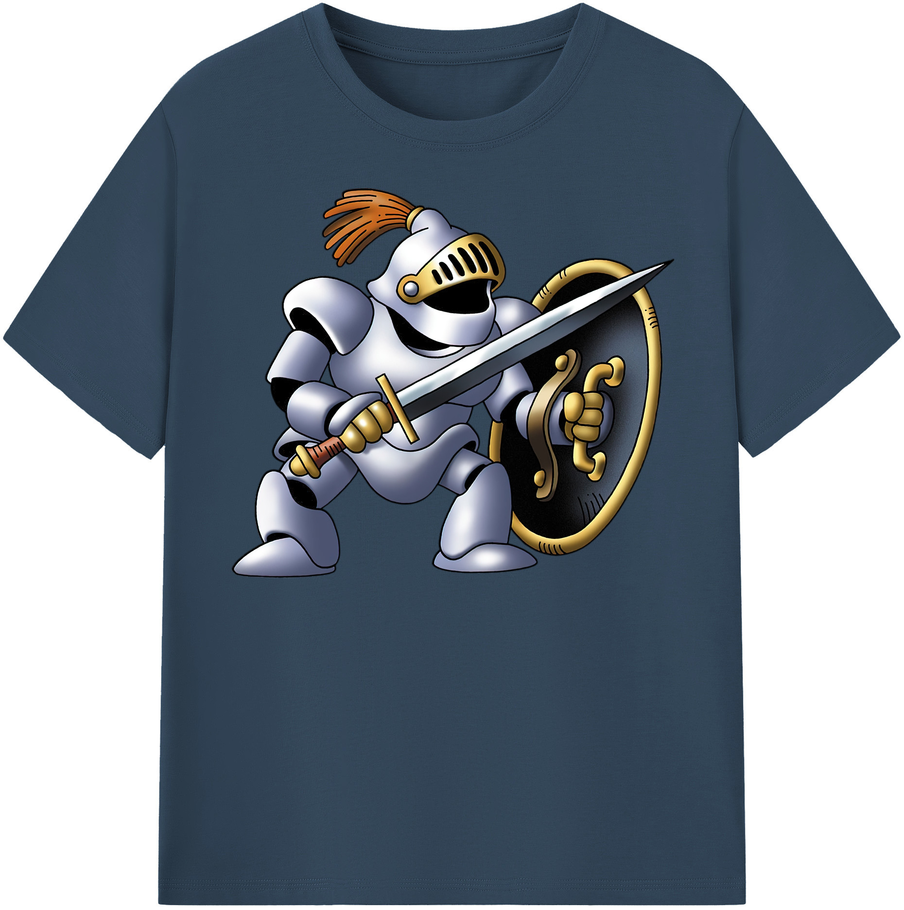 （画像用） ドラゴンクエスト Doragon Kuesuto Dragon Quest レディースカジュアルプリントTシャツ（綿100％）