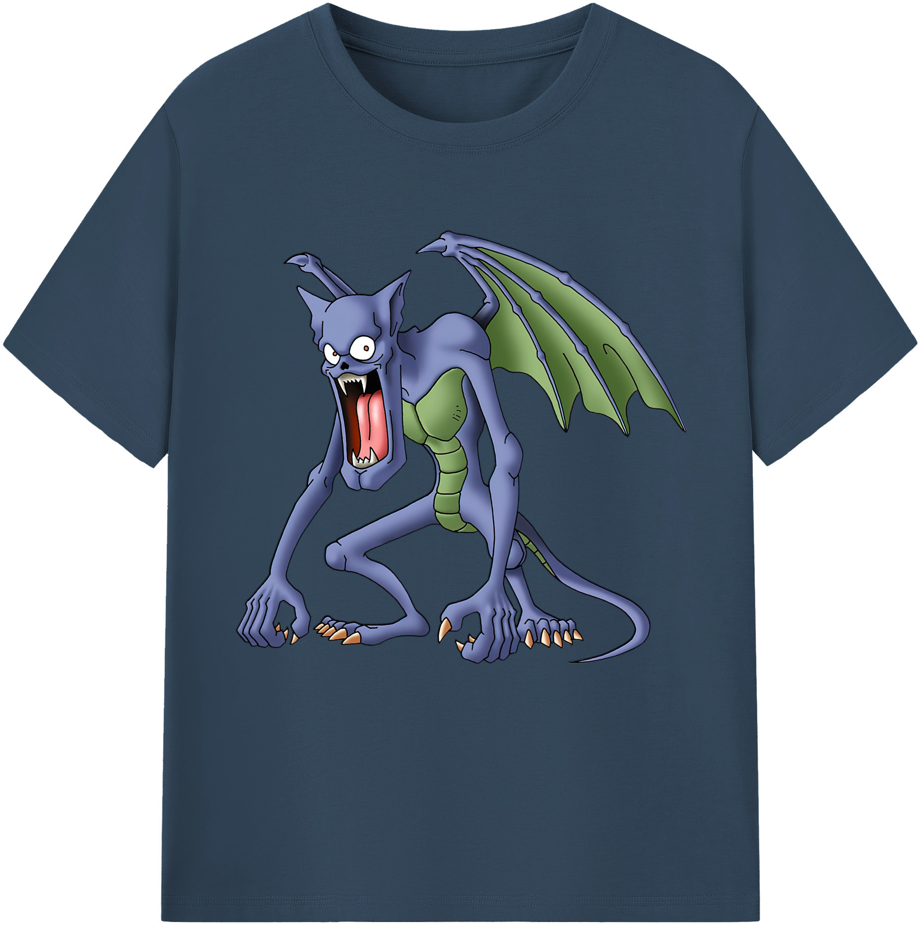 （画像用） ドラゴンクエスト Doragon Kuesuto Dragon Quest レディースカジュアルプリントTシャツ（綿100％）