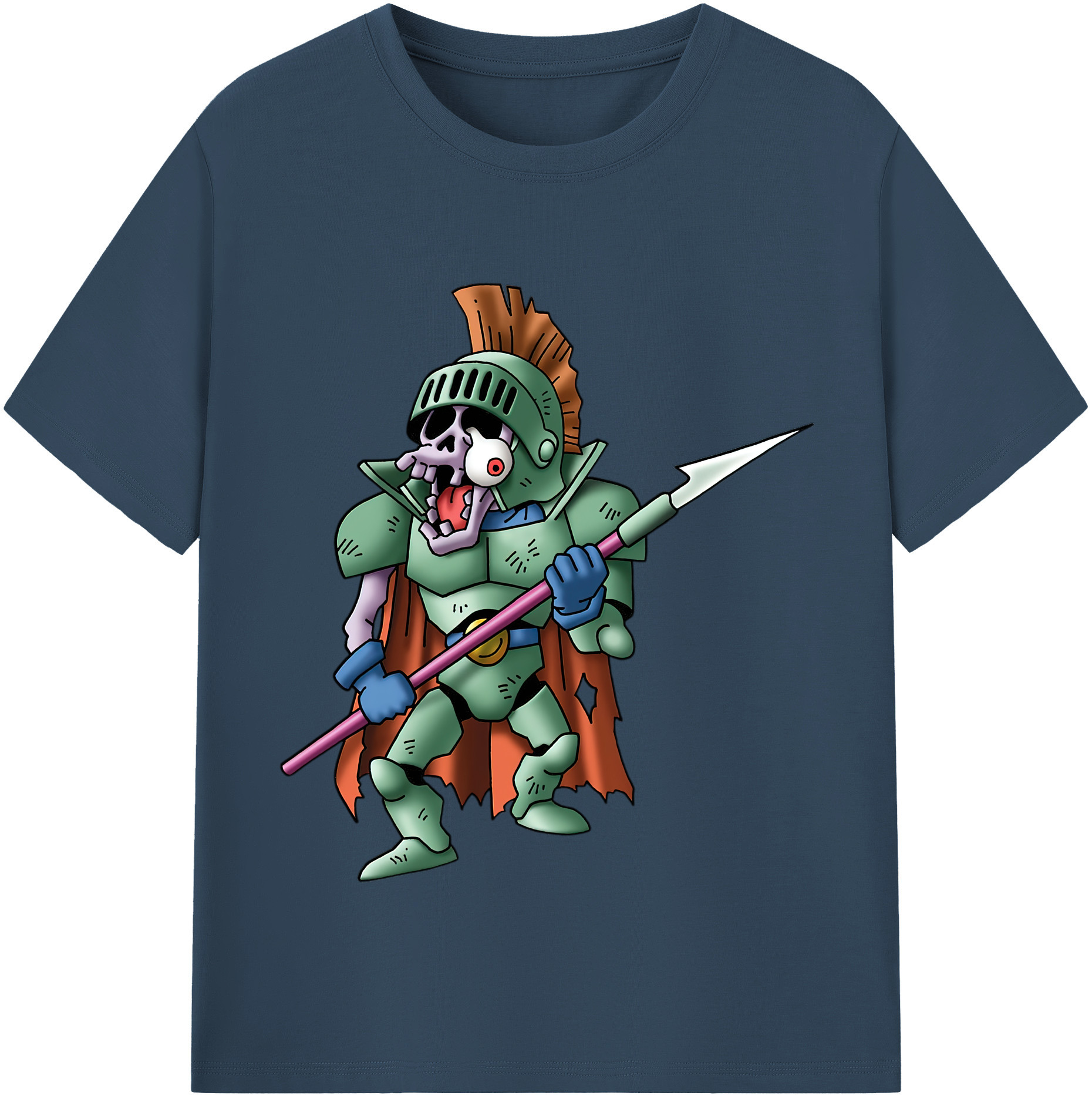 （画像用） ドラゴンクエスト Doragon Kuesuto Dragon Quest レディースカジュアルプリントTシャツ（綿100％）