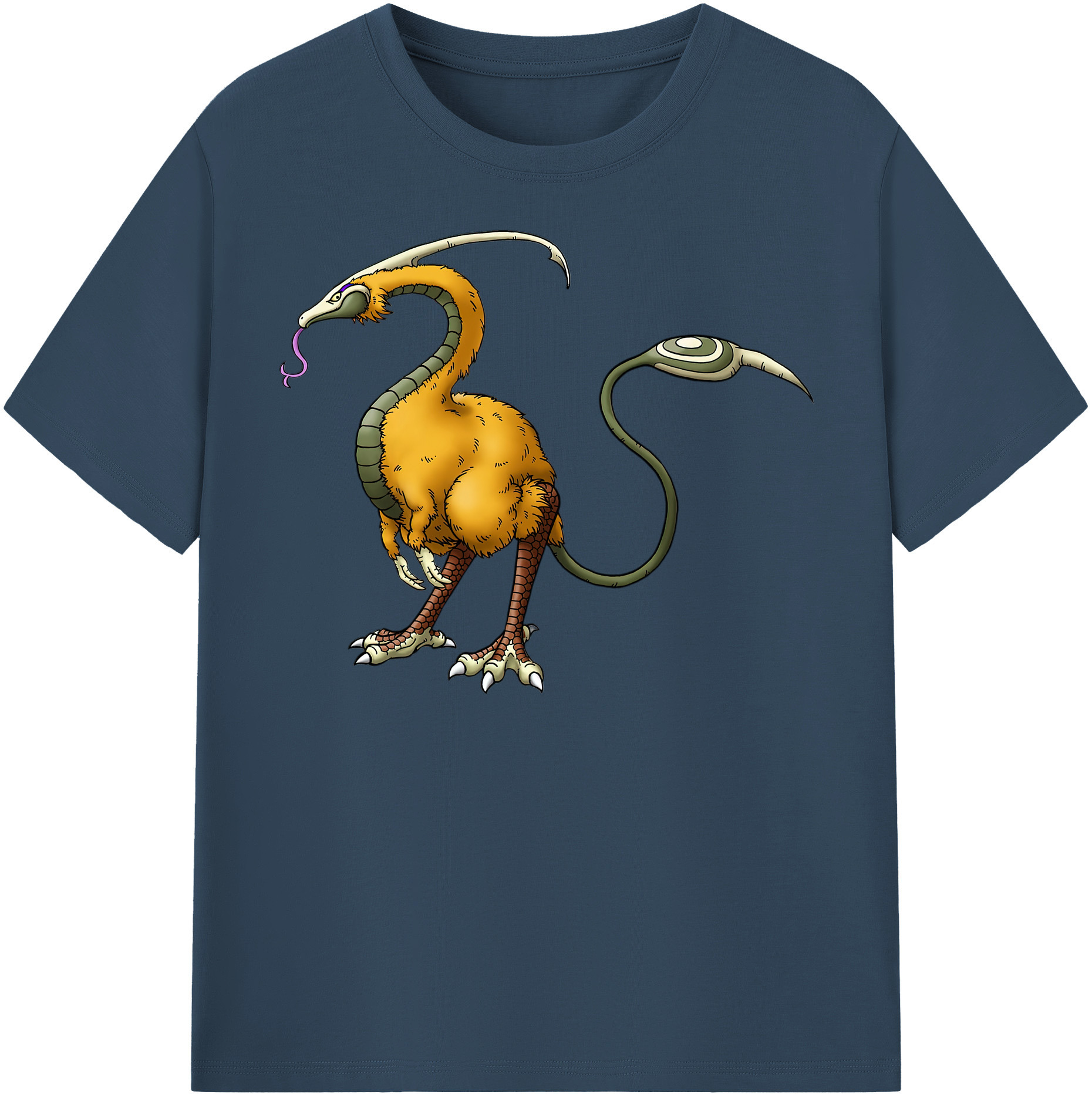 （画像用） ドラゴンクエスト Doragon Kuesuto Dragon Quest レディースカジュアルプリントTシャツ（綿100％）