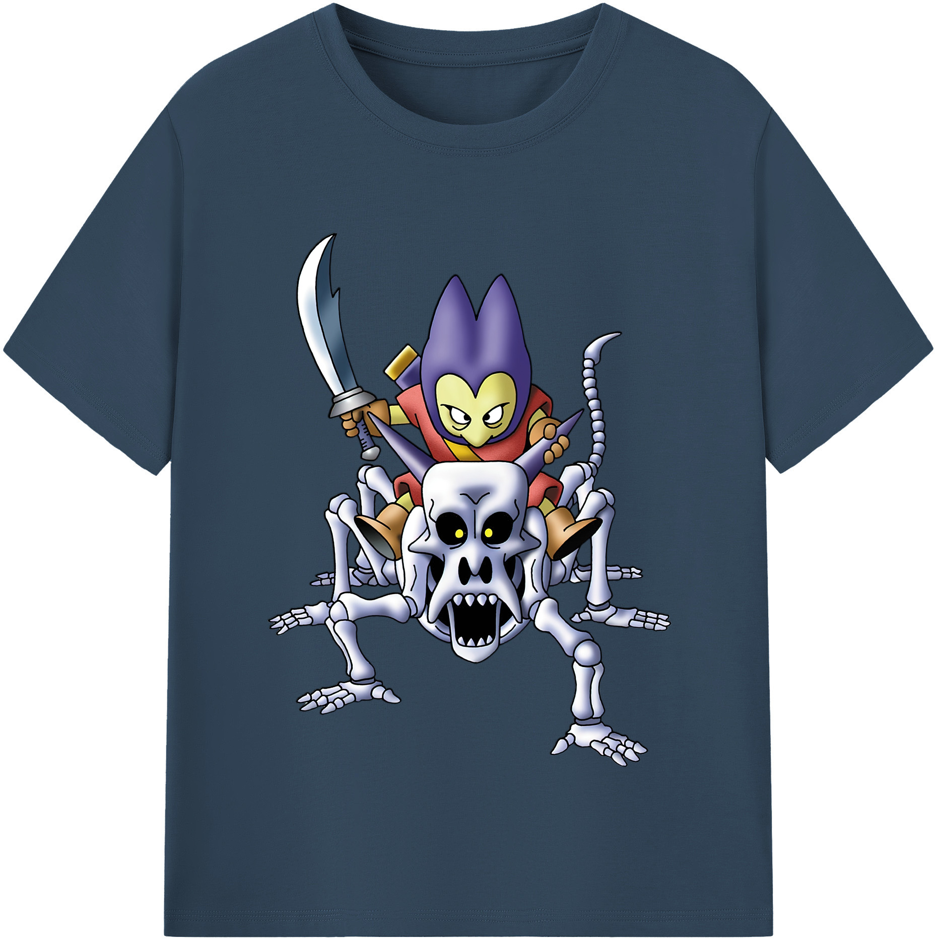 （画像用） ドラゴンクエスト Doragon Kuesuto Dragon Quest レディースカジュアルプリントTシャツ（綿100％）