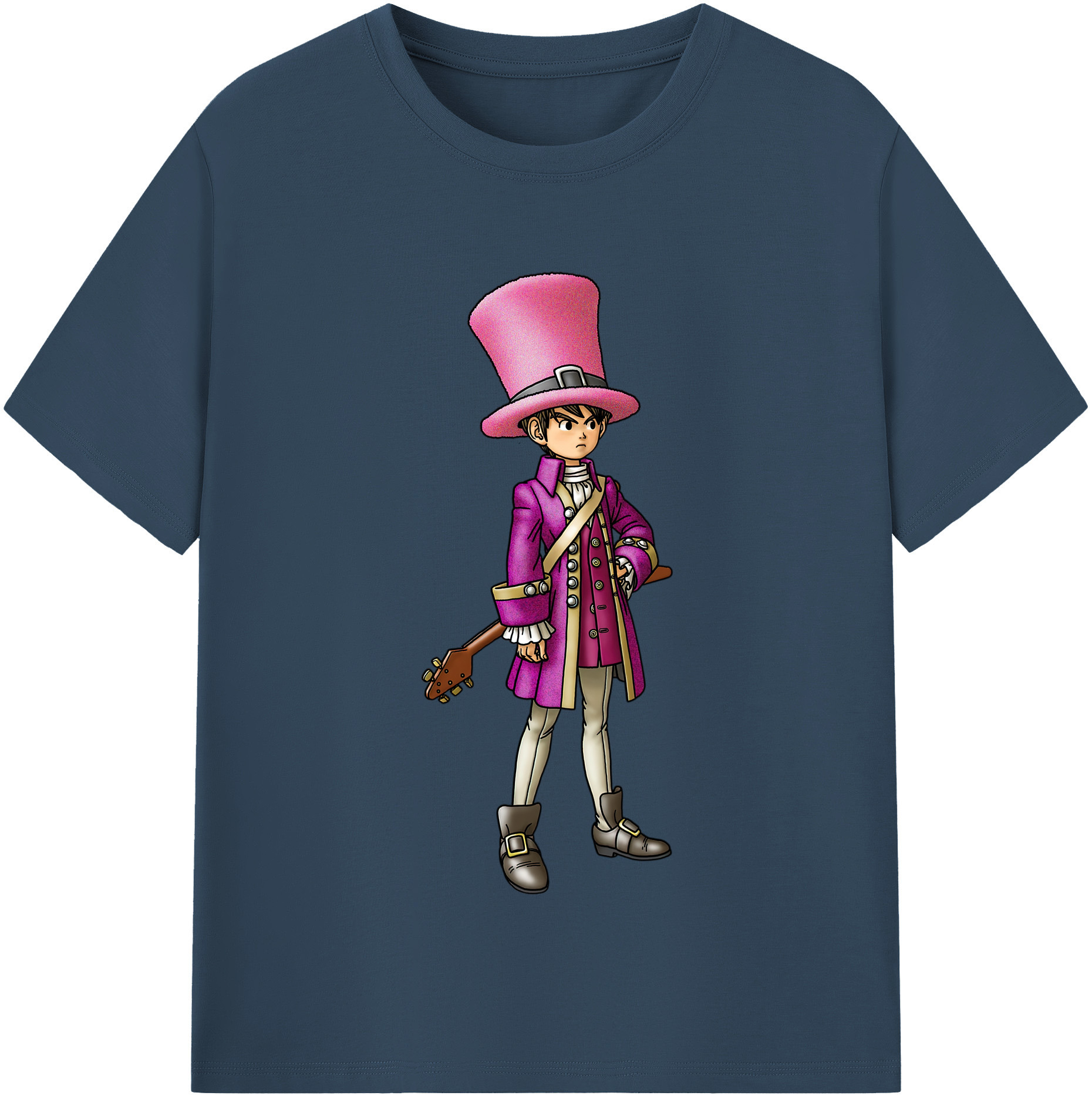 （画像用） ドラゴンクエスト Doragon Kuesuto Dragon Quest レディースカジュアルプリントTシャツ（綿100％）