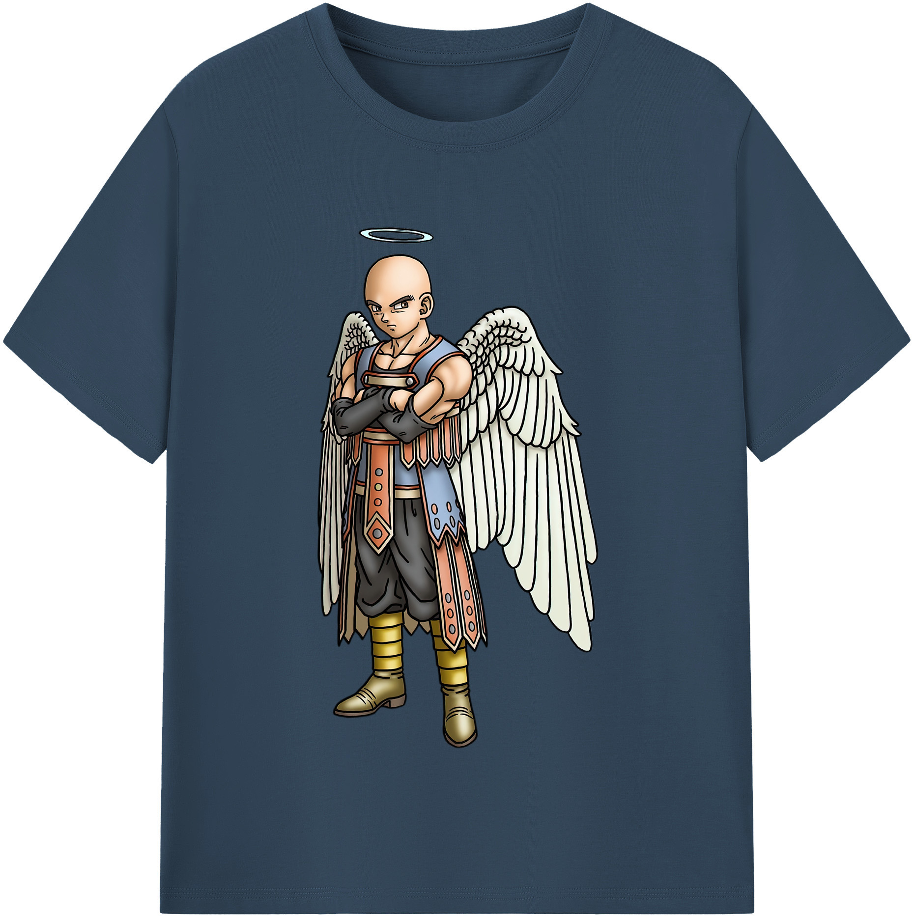 （画像用） ドラゴンクエスト Doragon Kuesuto Dragon Quest レディースカジュアルプリントTシャツ（綿100％）
