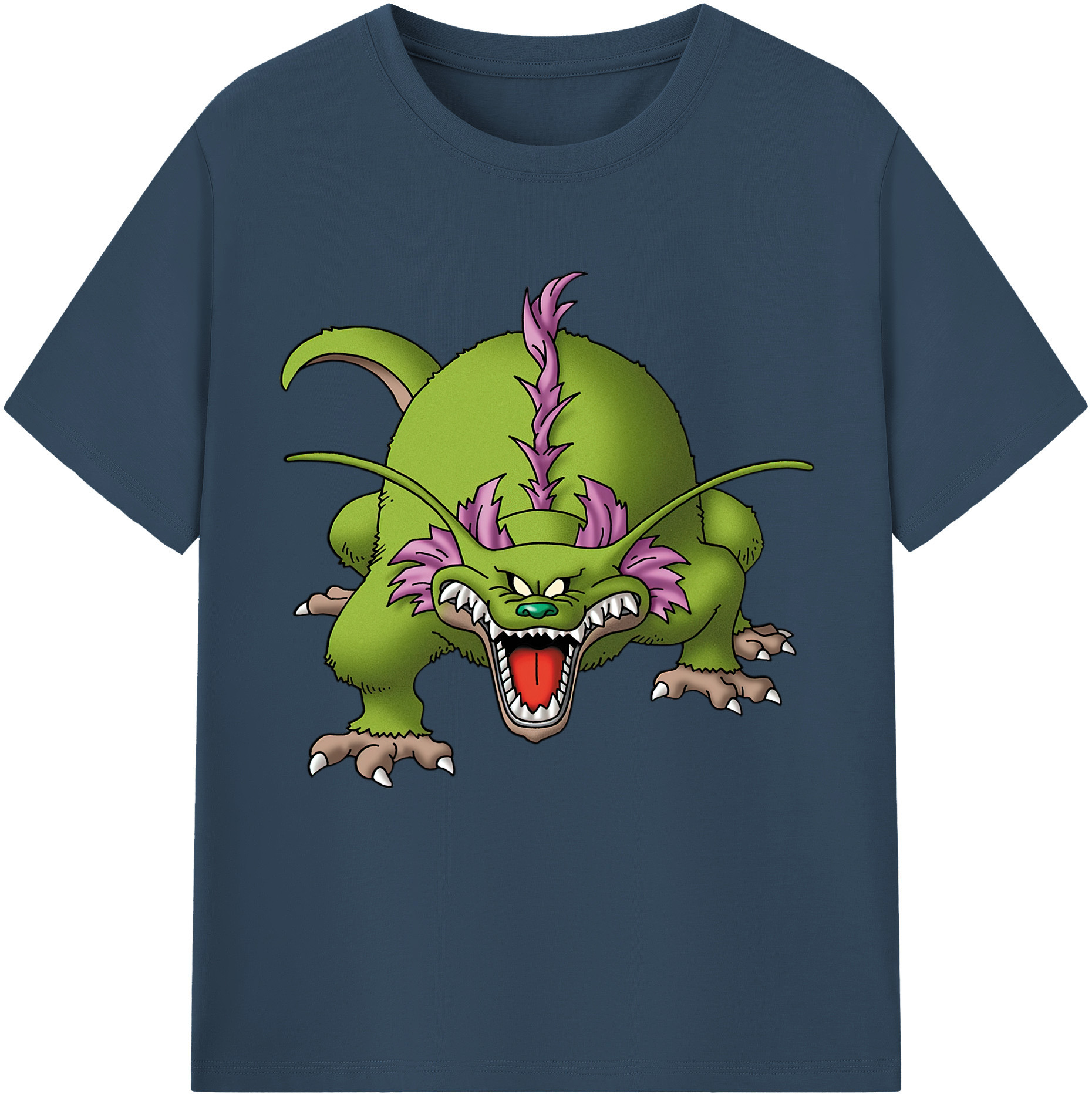 （画像用） ドラゴンクエスト Doragon Kuesuto Dragon Quest レディースカジュアルプリントTシャツ（綿100％）