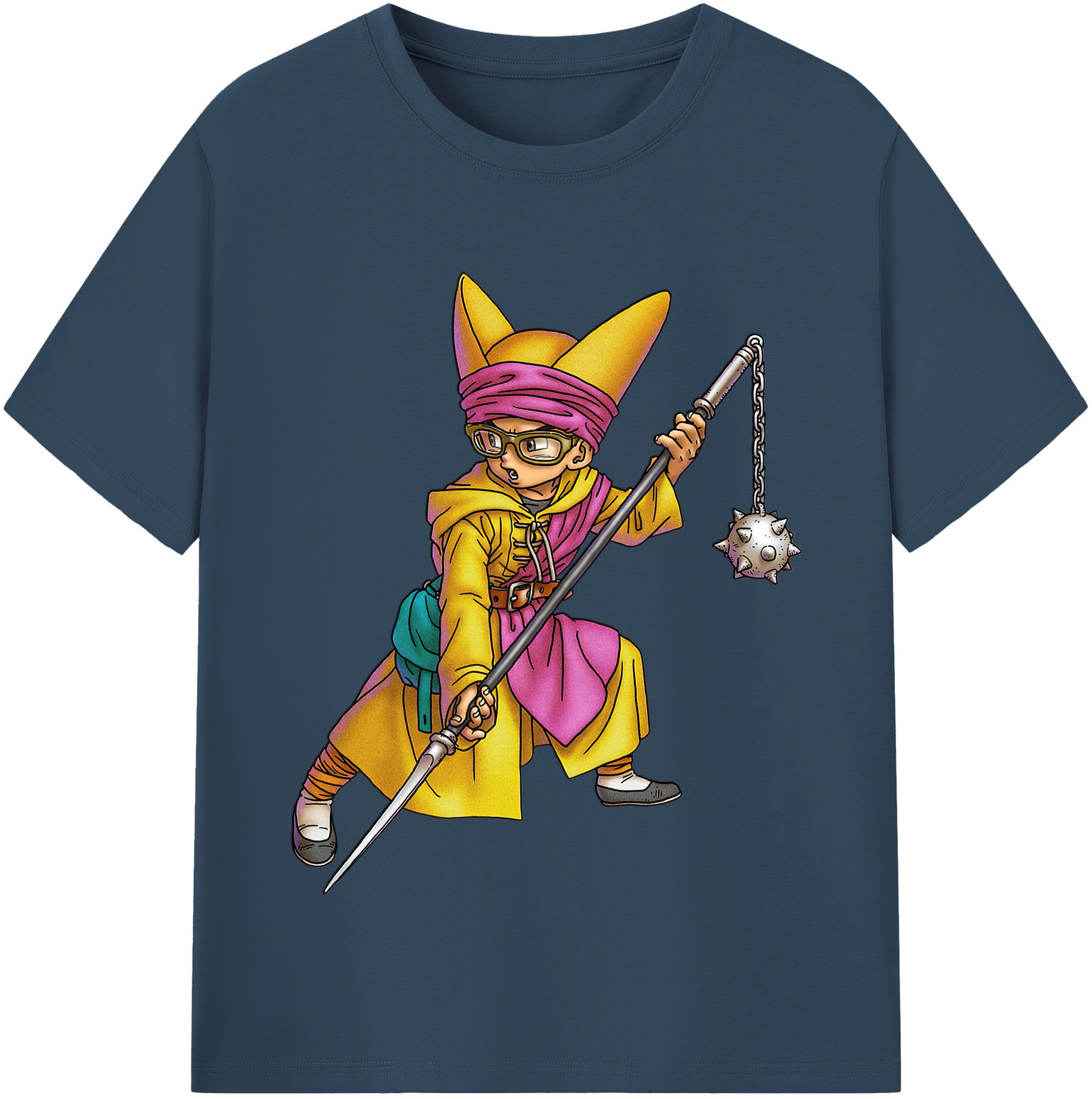 （画像用） ドラゴンクエスト Doragon Kuesuto Dragon Quest レディースカジュアルプリントTシャツ（綿100％）