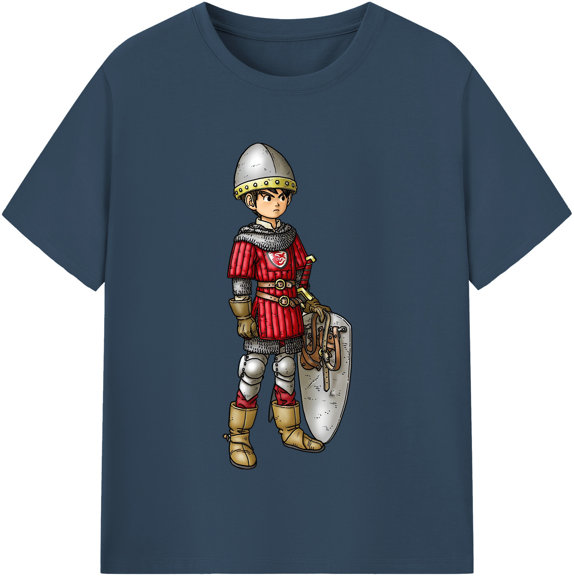（画像用） ドラゴンクエスト Doragon Kuesuto Dragon Quest レディースカジュアルプリントTシャツ（綿100％）