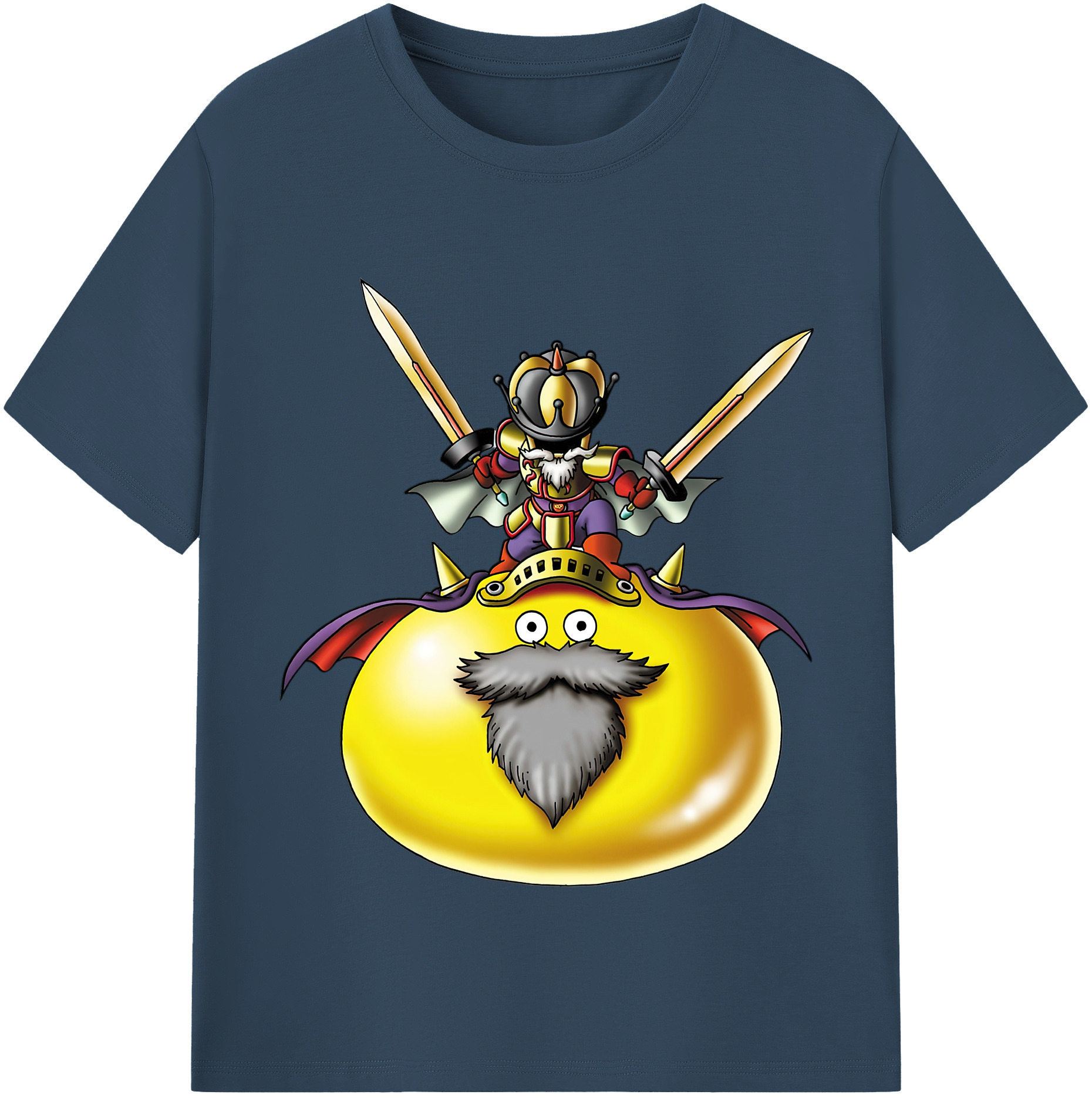 （画像用） ドラゴンクエスト Doragon Kuesuto Dragon Quest レディースカジュアルプリントTシャツ（綿100％）