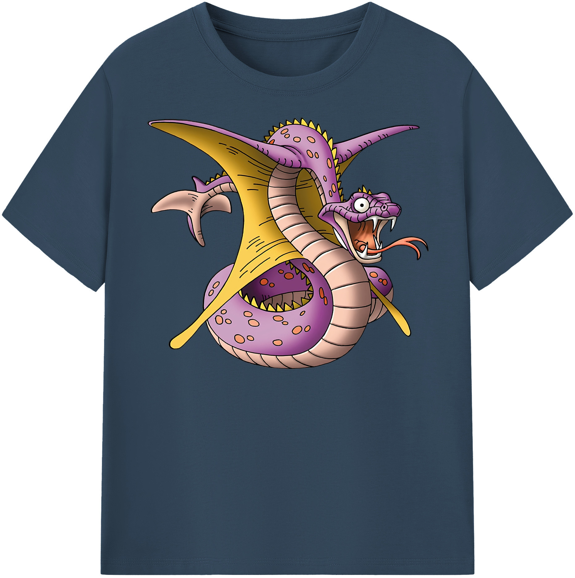 （画像用） ドラゴンクエスト Doragon Kuesuto Dragon Quest レディースカジュアルプリントTシャツ（綿100％）