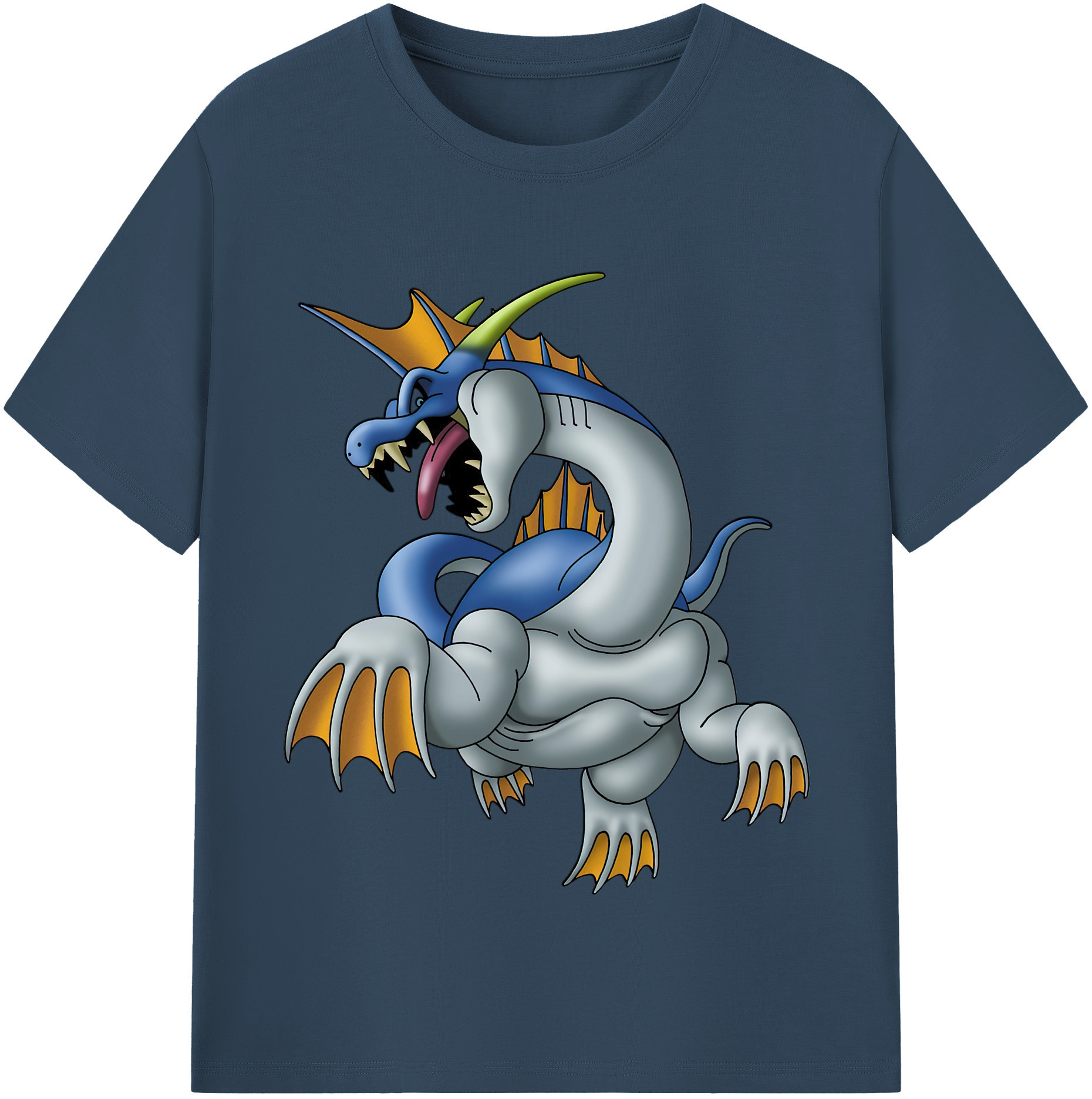（画像用） ドラゴンクエスト Doragon Kuesuto Dragon Quest レディースカジュアルプリントTシャツ（綿100％）