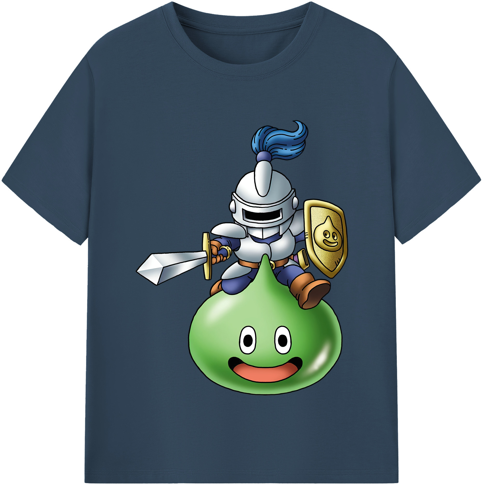 （画像用） ドラゴンクエスト Doragon Kuesuto Dragon Quest レディースカジュアルプリントTシャツ（綿100％）