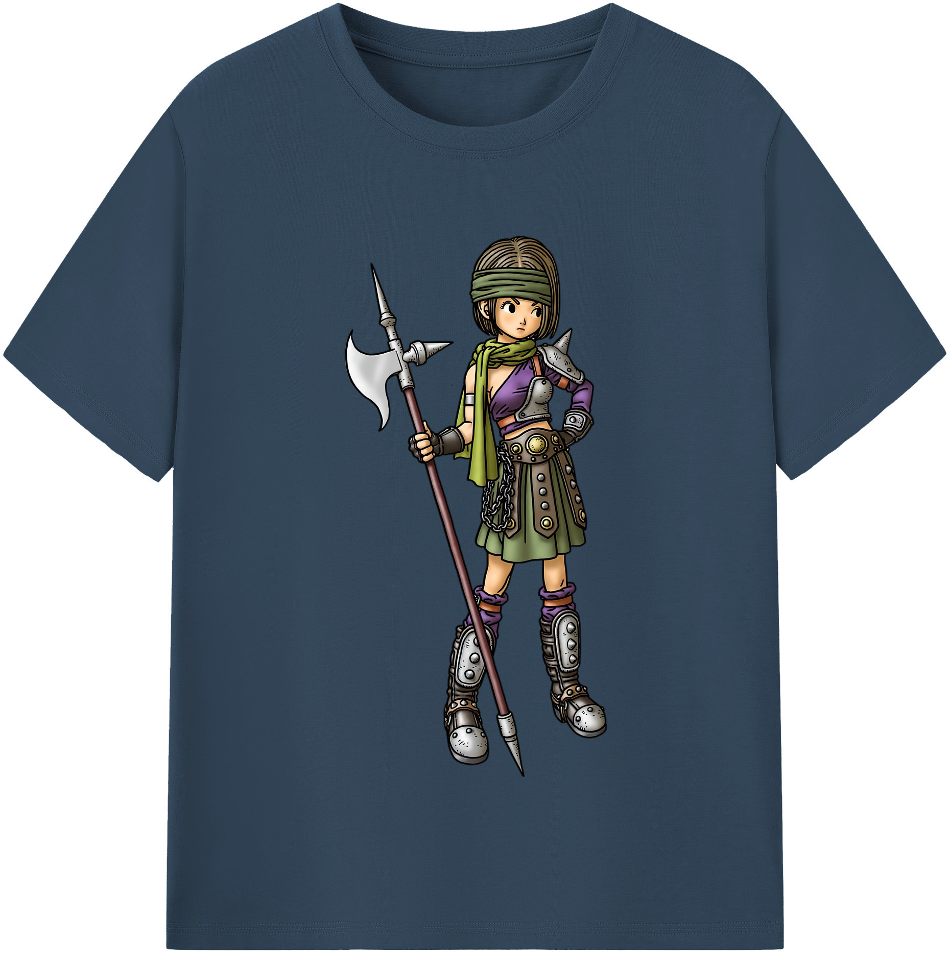 （画像用） ドラゴンクエスト Doragon Kuesuto Dragon Quest レディースカジュアルプリントTシャツ（綿100％）