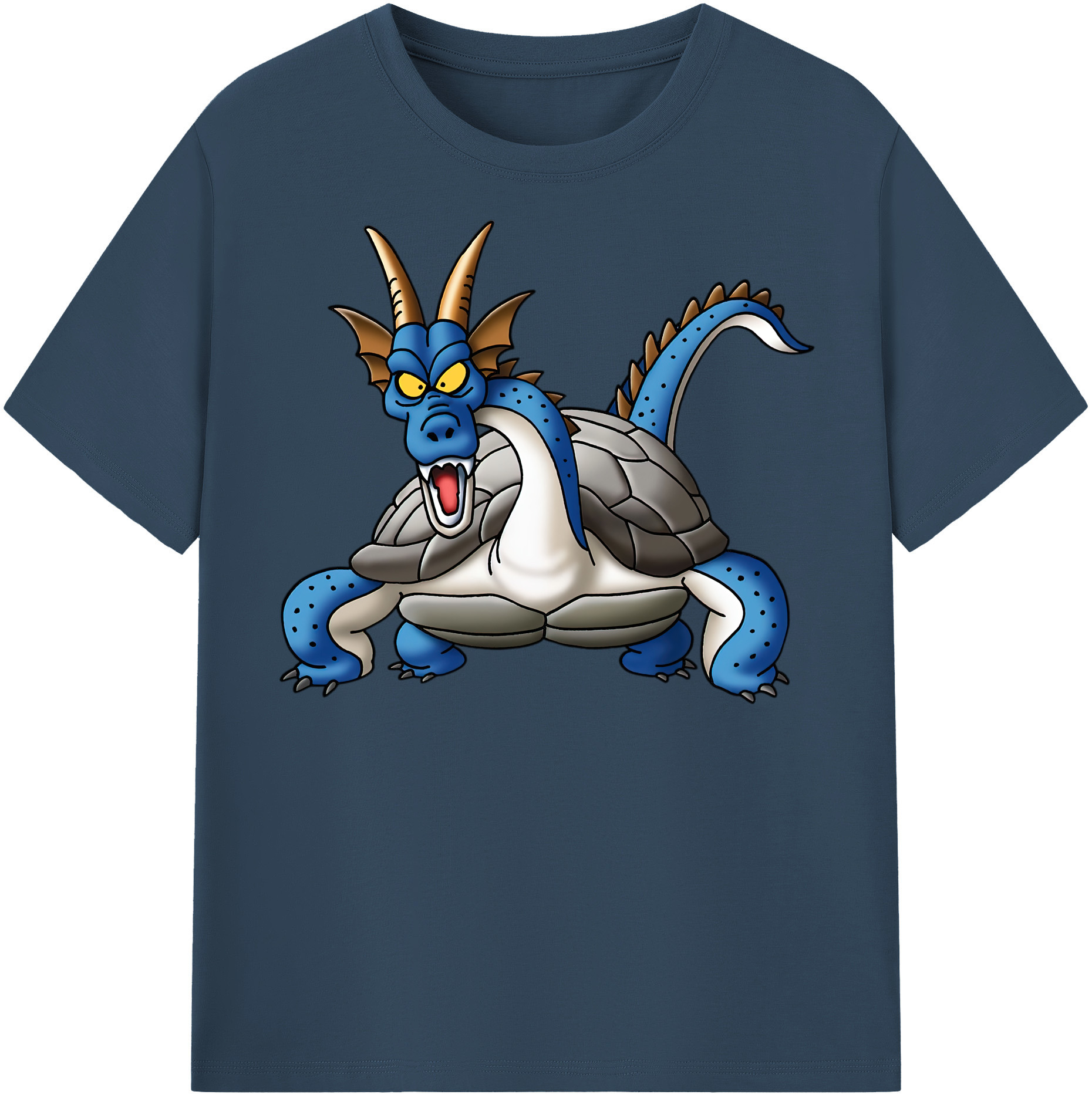 （画像用） ドラゴンクエスト Doragon Kuesuto Dragon Quest レディースカジュアルプリントTシャツ（綿100％）