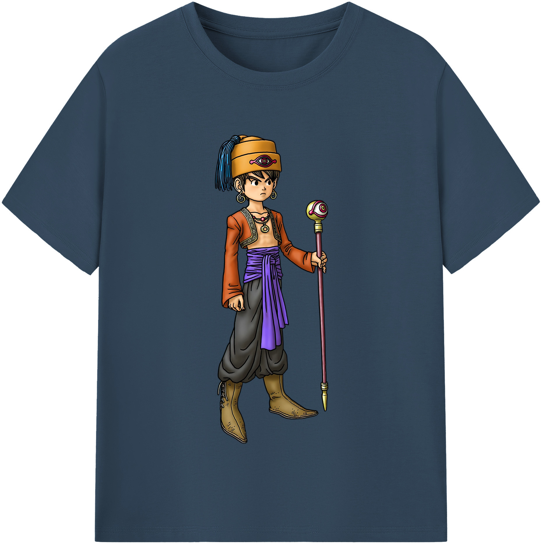 （画像用） ドラゴンクエスト Doragon Kuesuto Dragon Quest レディースカジュアルプリントTシャツ（綿100％）