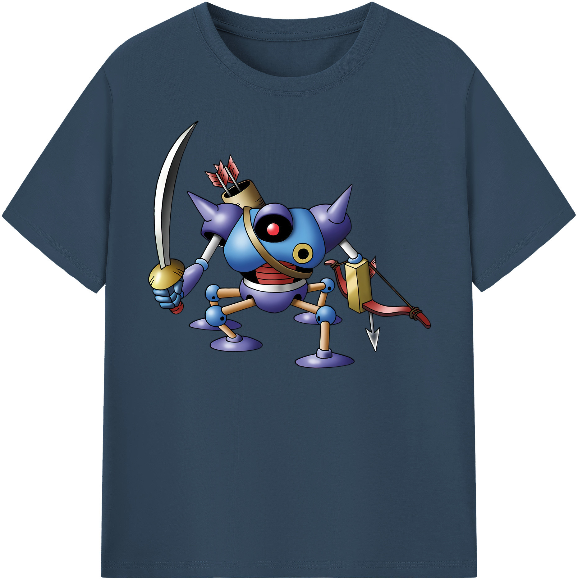 （画像用） ドラゴンクエスト Doragon Kuesuto Dragon Quest レディースカジュアルプリントTシャツ（綿100％）