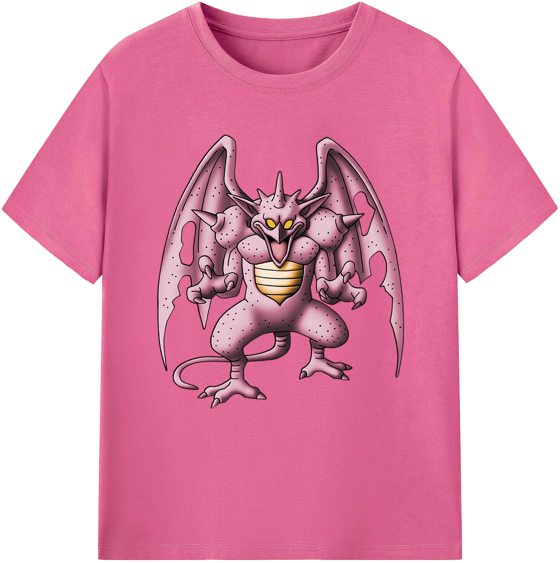 （画像用） ドラゴンクエスト Doragon Kuesuto Dragon Quest レディースカジュアルプリントTシャツ（綿100％）