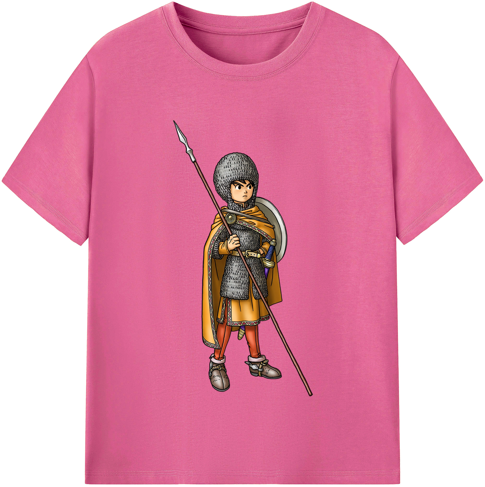 （画像用） ドラゴンクエスト Doragon Kuesuto Dragon Quest レディースカジュアルプリントTシャツ（綿100％）