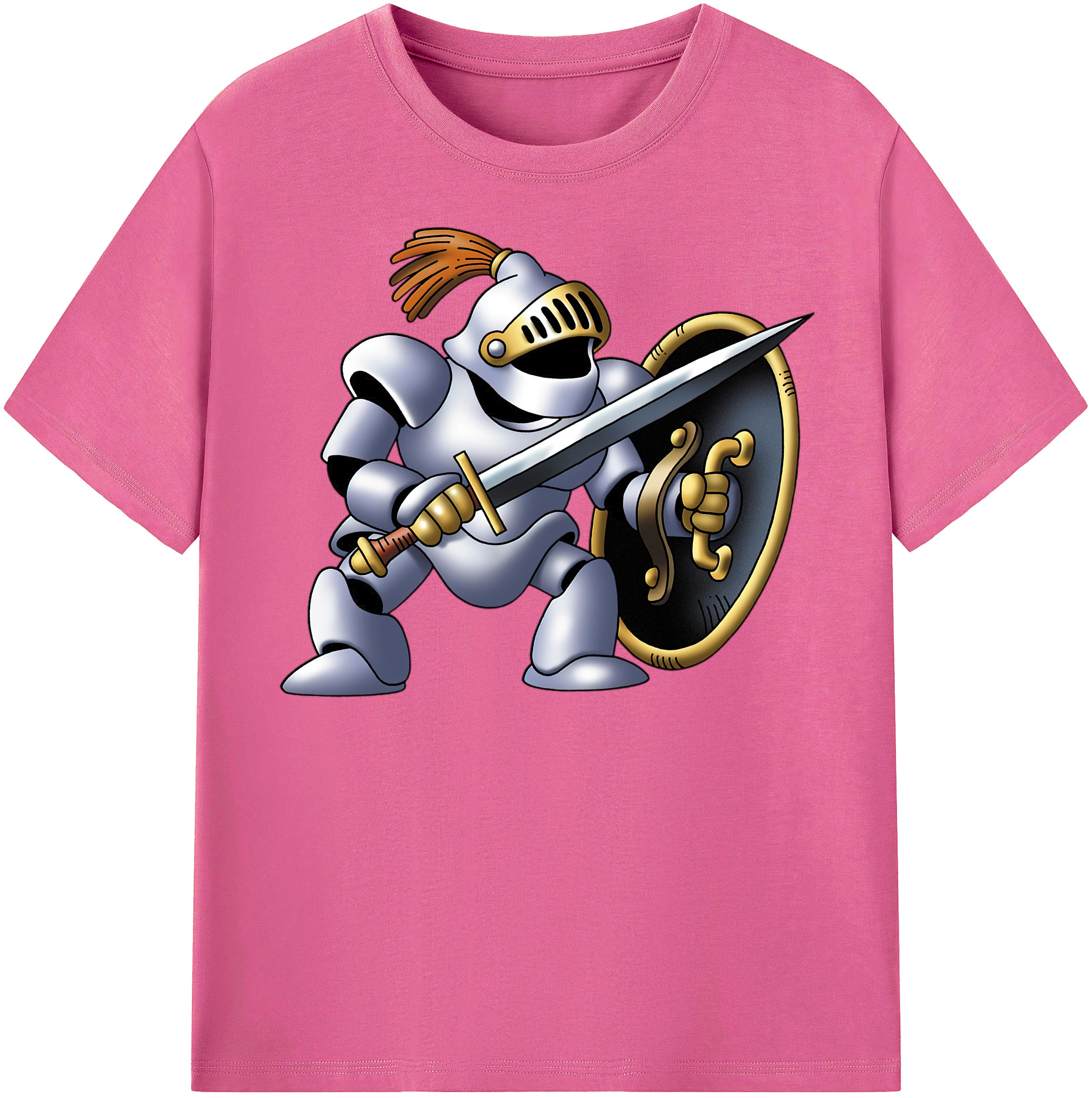 （画像用） ドラゴンクエスト Doragon Kuesuto Dragon Quest レディースカジュアルプリントTシャツ（綿100％）