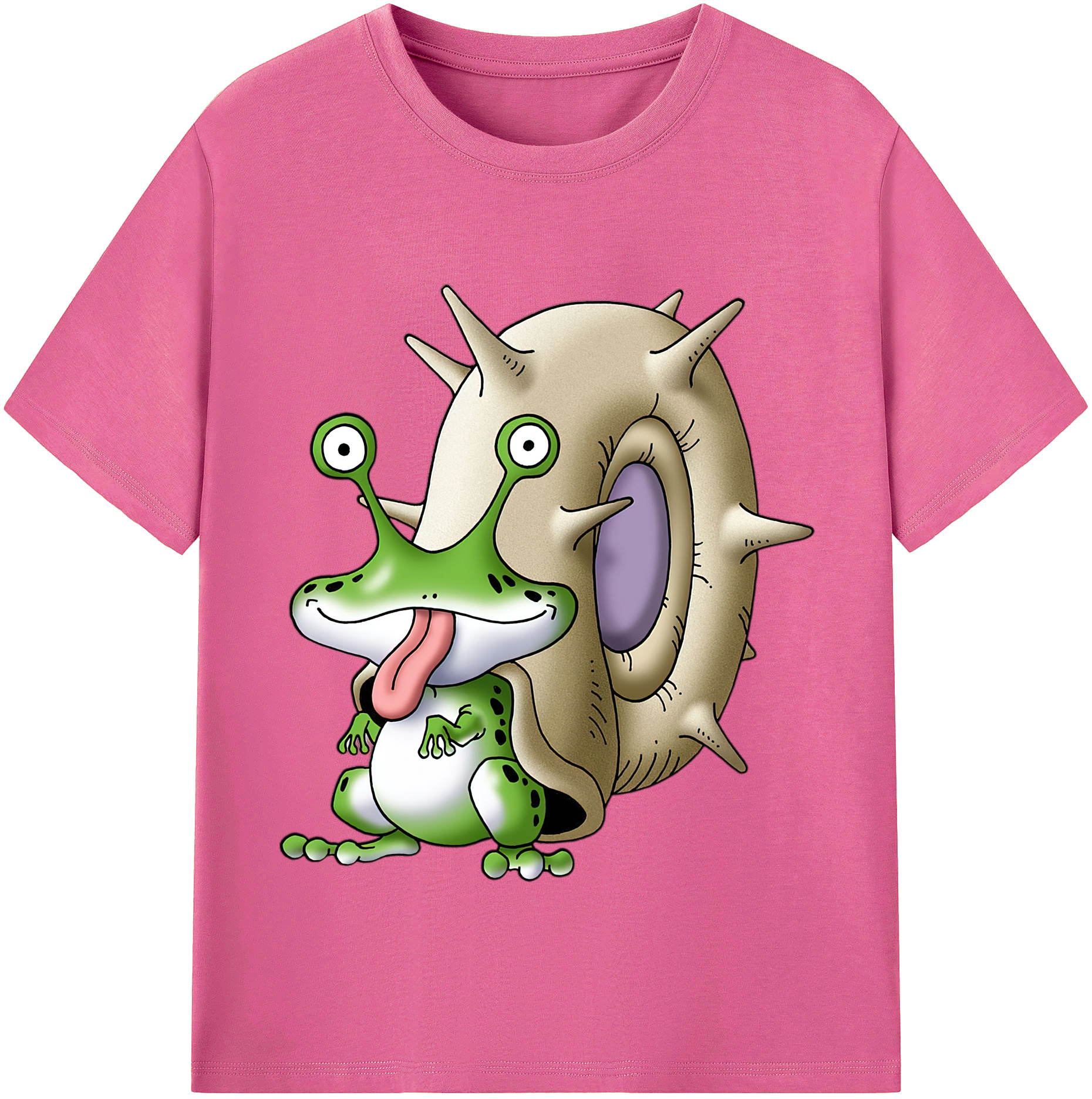 （画像用） ドラゴンクエスト Doragon Kuesuto Dragon Quest レディースカジュアルプリントTシャツ（綿100％）