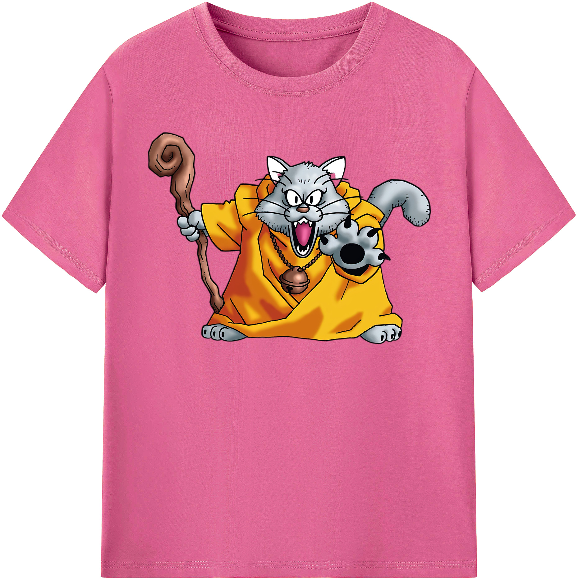 （画像用） ドラゴンクエスト Doragon Kuesuto Dragon Quest レディースカジュアルプリントTシャツ（綿100％）