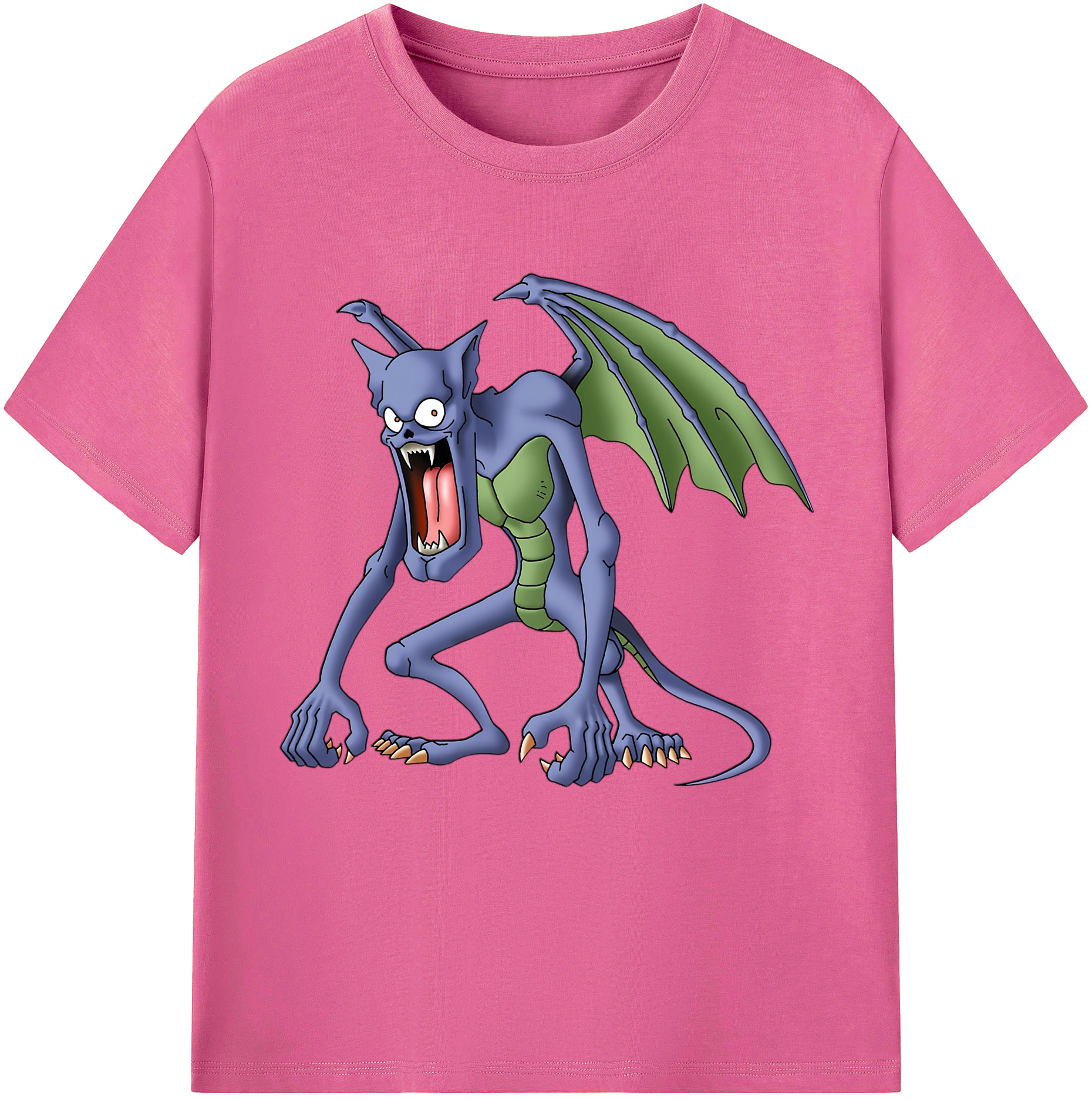 （画像用） ドラゴンクエスト Doragon Kuesuto Dragon Quest レディースカジュアルプリントTシャツ（綿100％）