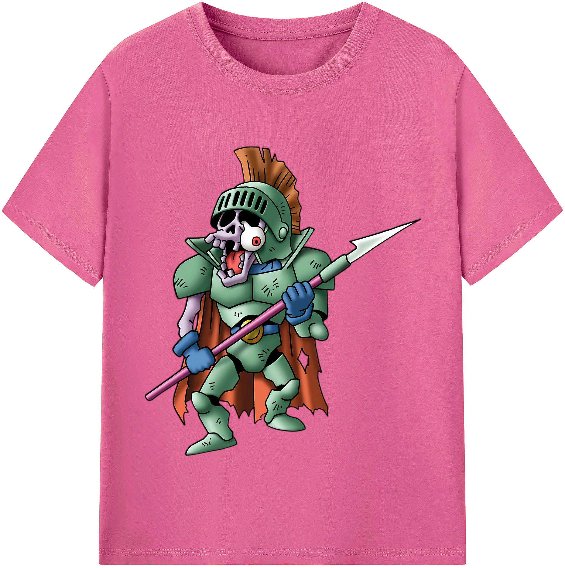 （画像用） ドラゴンクエスト Doragon Kuesuto Dragon Quest レディースカジュアルプリントTシャツ（綿100％）