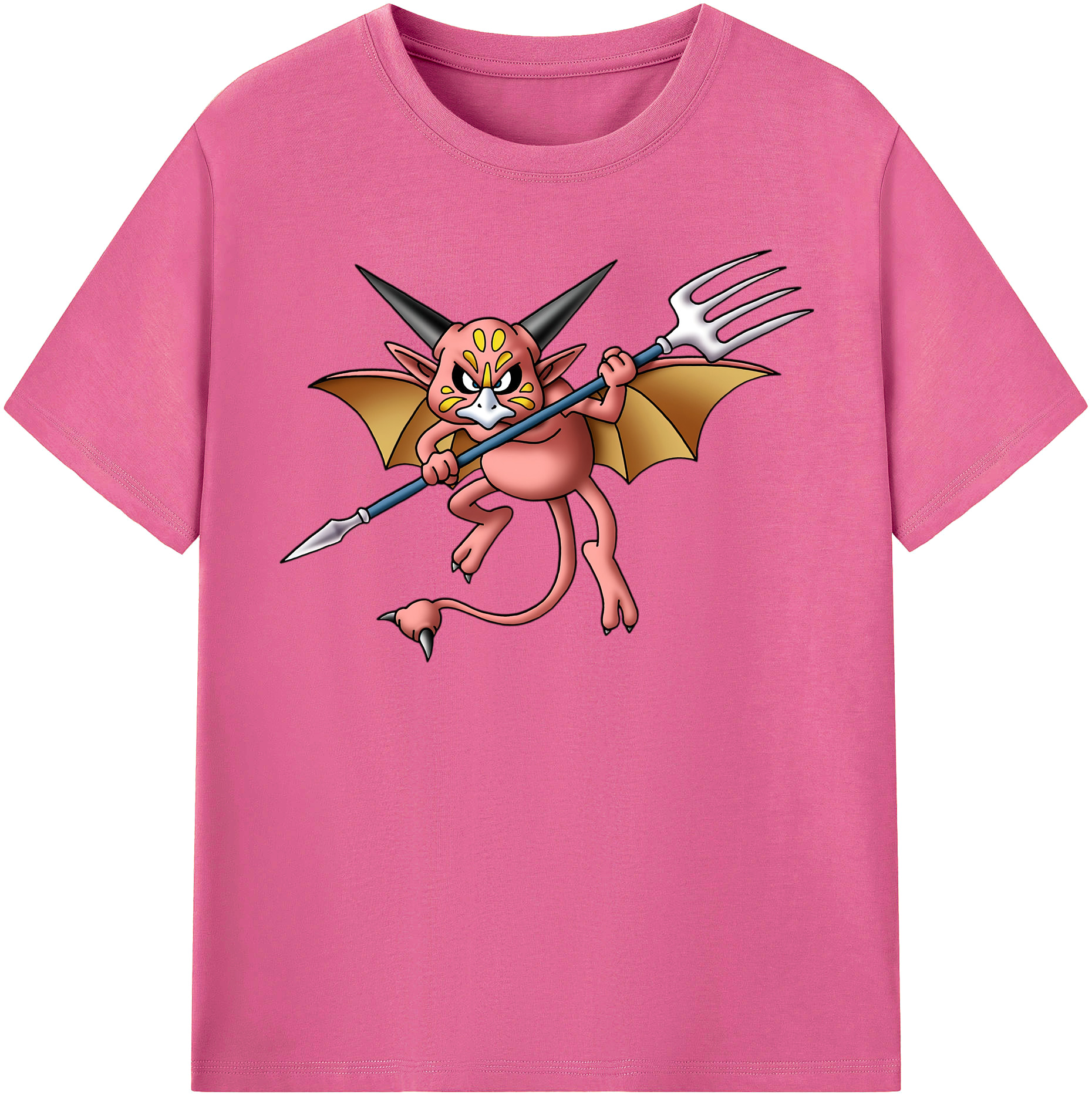 （画像用） ドラゴンクエスト Doragon Kuesuto Dragon Quest レディースカジュアルプリントTシャツ（綿100％）