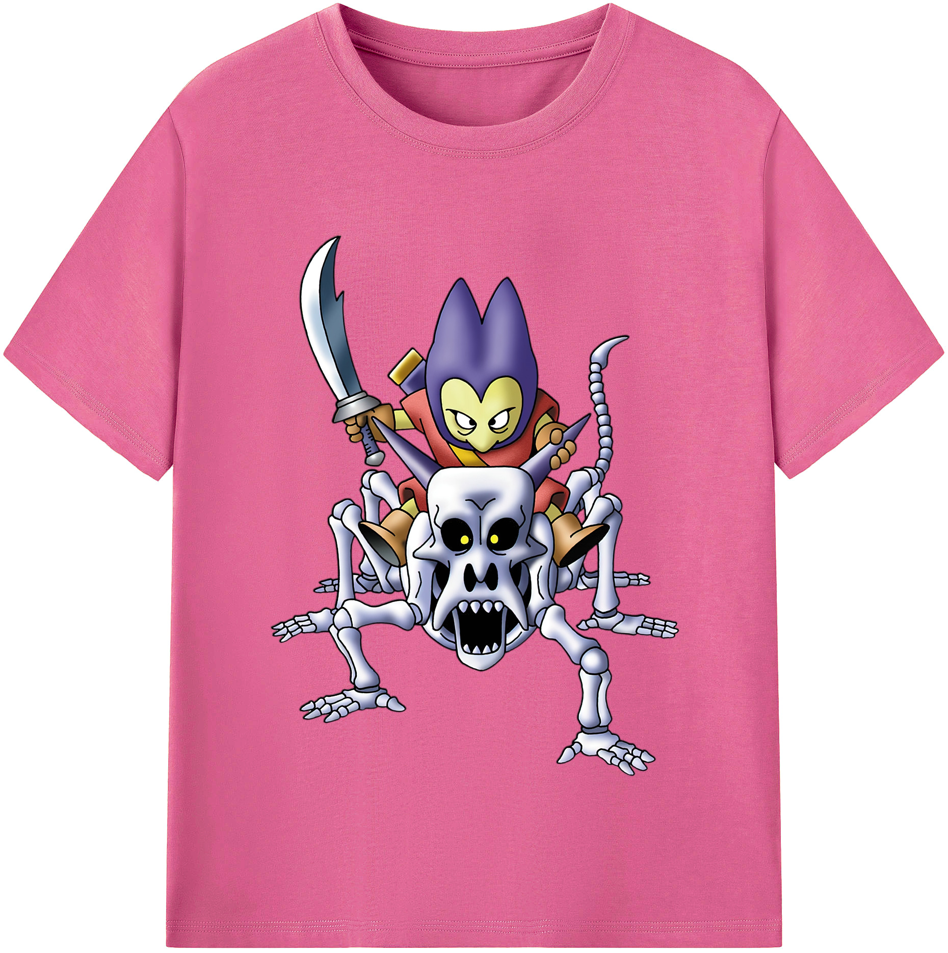 （画像用） ドラゴンクエスト Doragon Kuesuto Dragon Quest レディースカジュアルプリントTシャツ（綿100％）