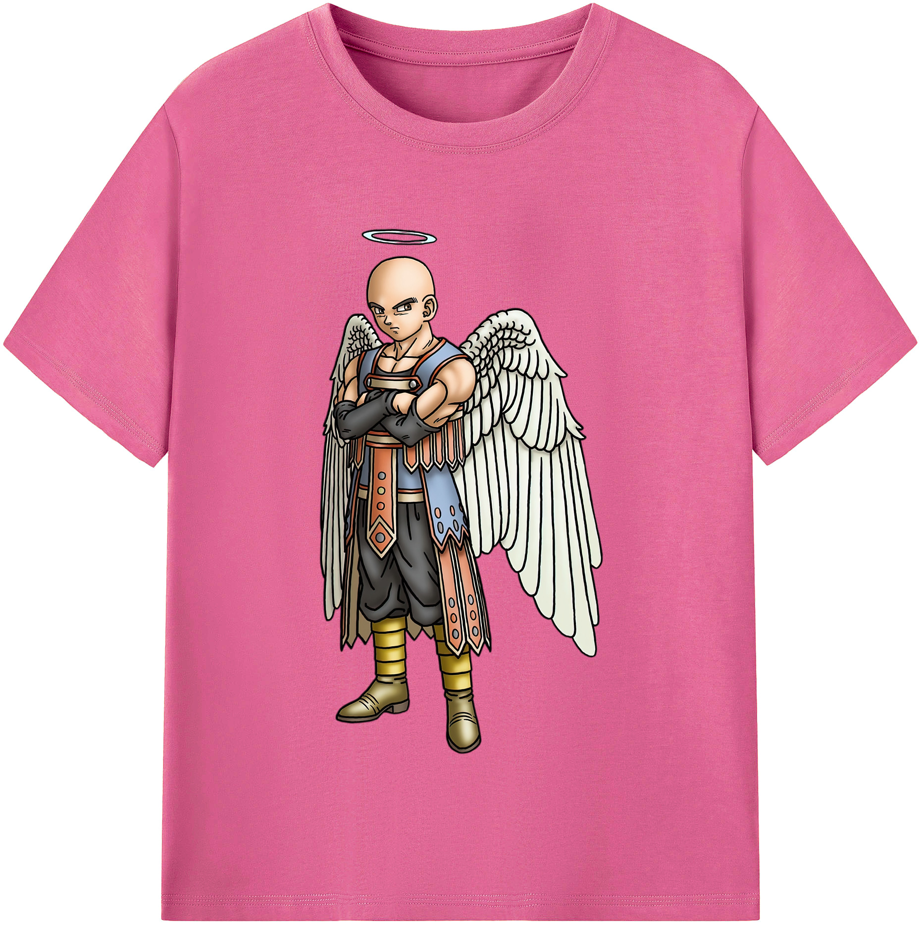 （画像用） ドラゴンクエスト Doragon Kuesuto Dragon Quest レディースカジュアルプリントTシャツ（綿100％）