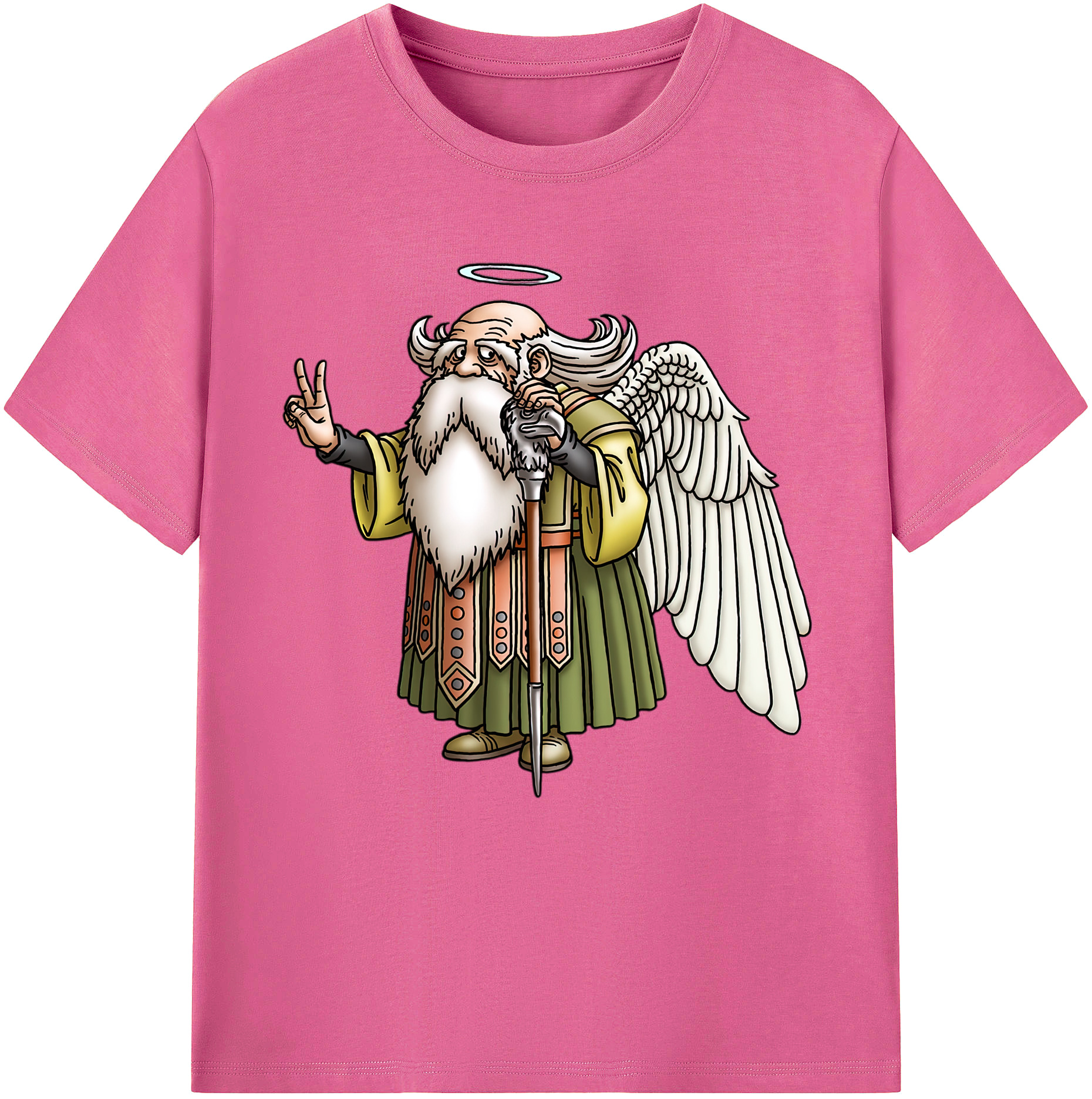 （画像用） ドラゴンクエスト Doragon Kuesuto Dragon Quest レディースカジュアルプリントTシャツ（綿100％）