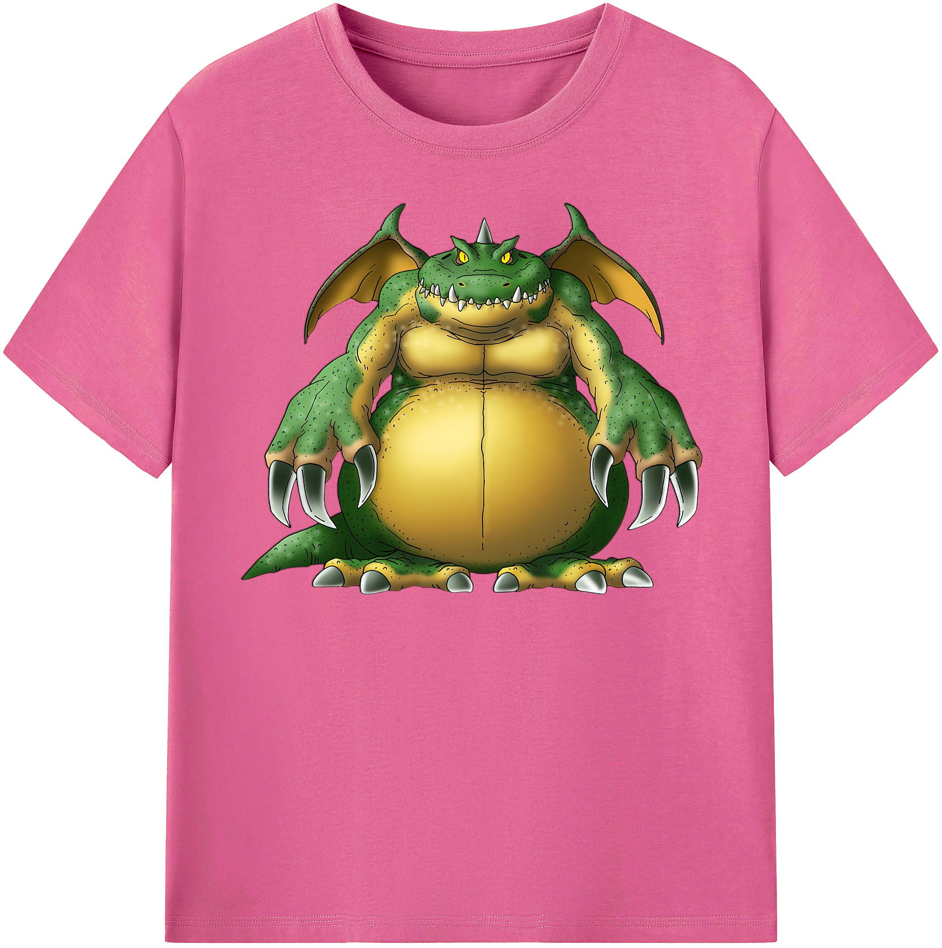 （画像用） ドラゴンクエスト Doragon Kuesuto Dragon Quest レディースカジュアルプリントTシャツ（綿100％）