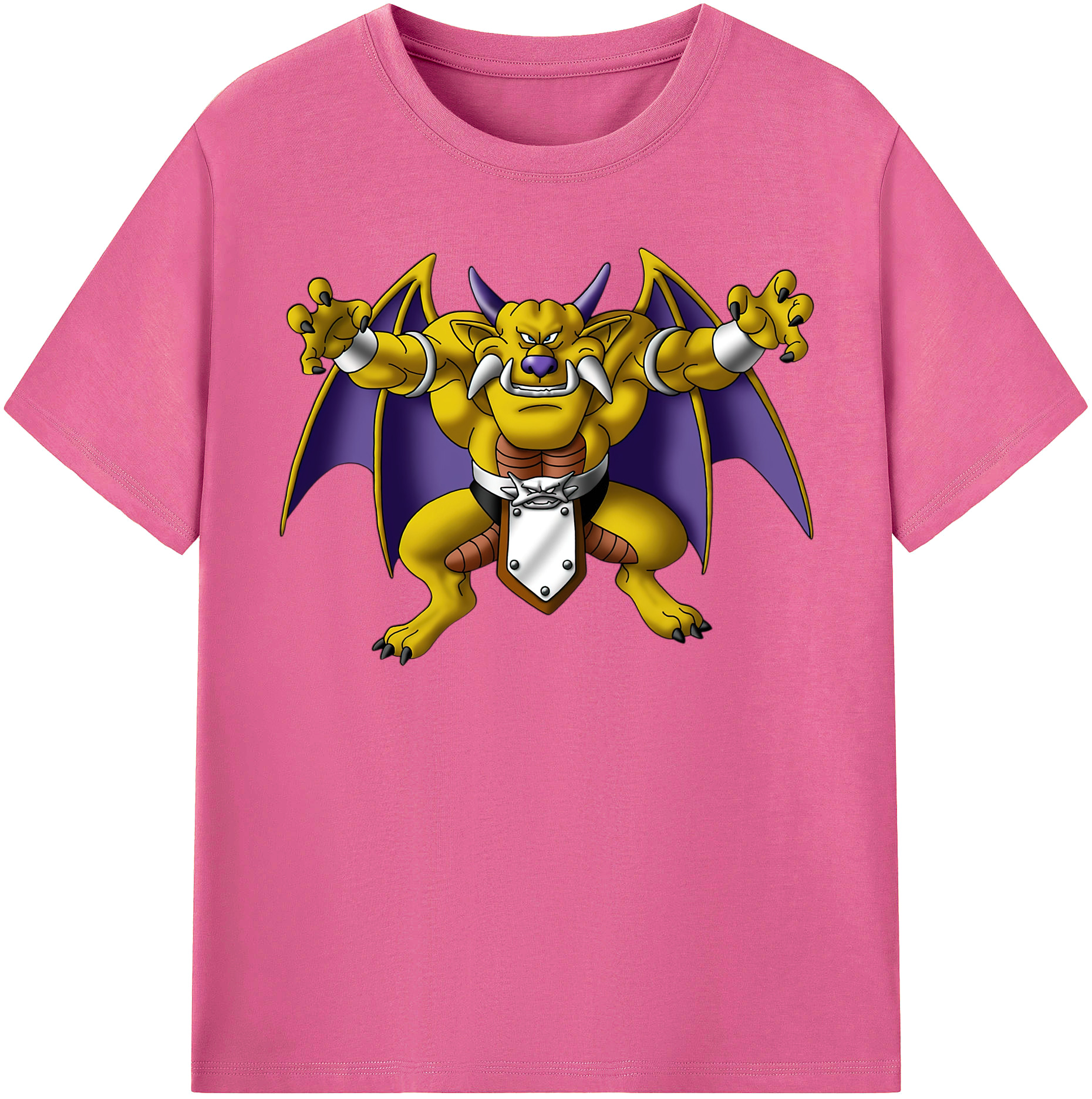 （画像用） ドラゴンクエスト Doragon Kuesuto Dragon Quest レディースカジュアルプリントTシャツ（綿100％）