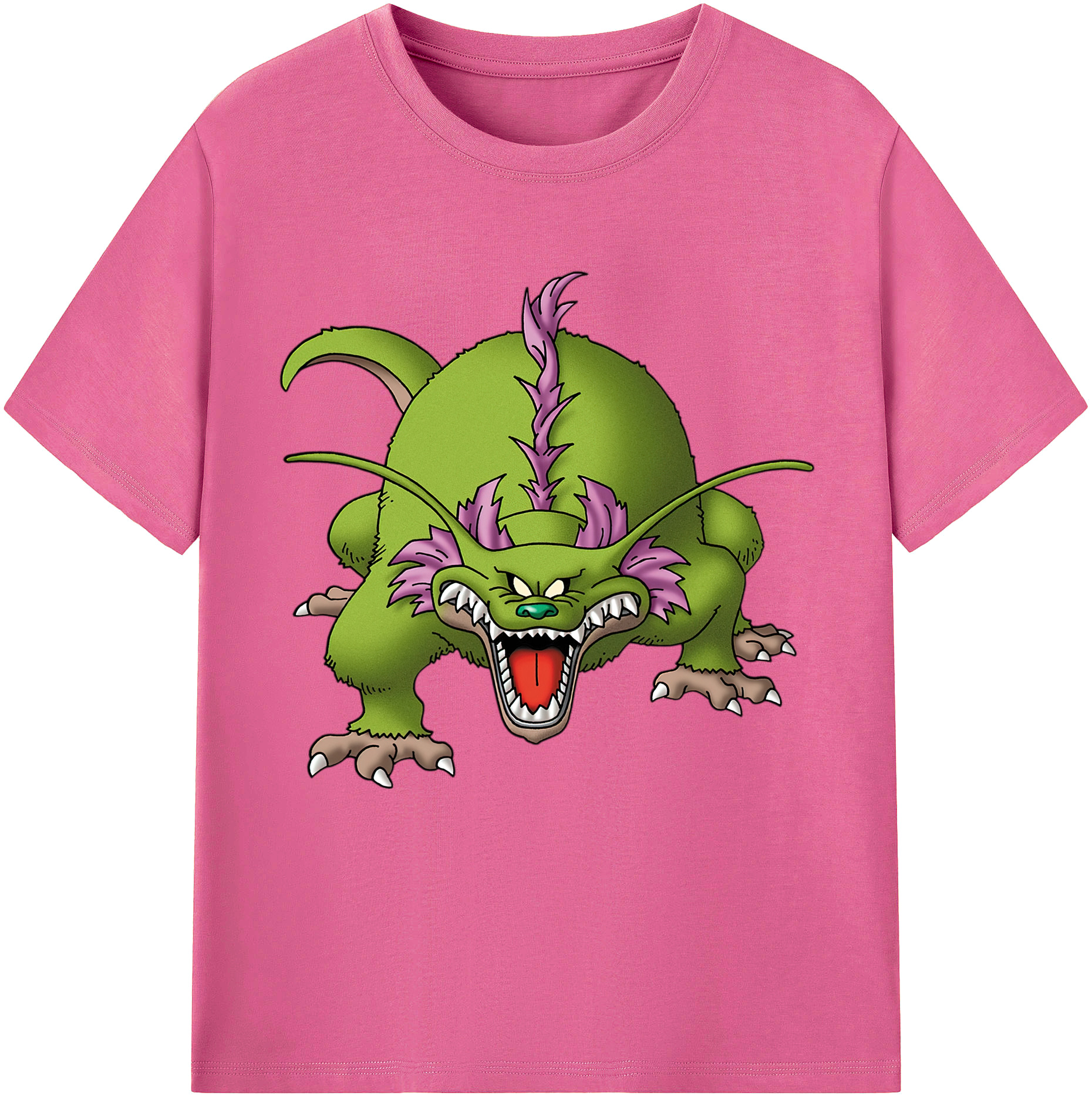 （画像用） ドラゴンクエスト Doragon Kuesuto Dragon Quest レディースカジュアルプリントTシャツ（綿100％）