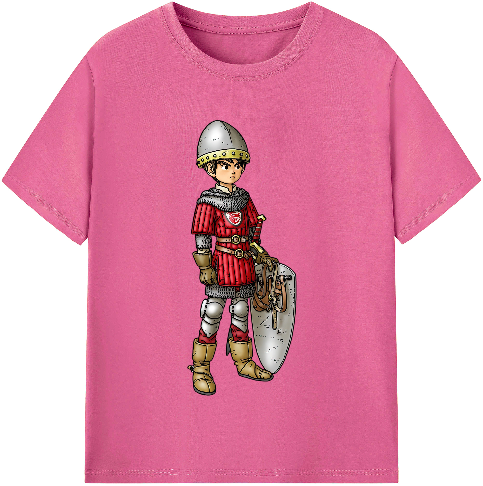 （画像用） ドラゴンクエスト Doragon Kuesuto Dragon Quest レディースカジュアルプリントTシャツ（綿100％）