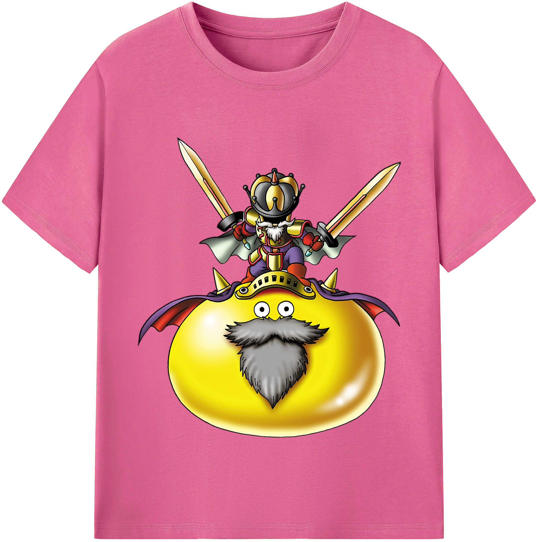 （画像用） ドラゴンクエスト Doragon Kuesuto Dragon Quest レディースカジュアルプリントTシャツ（綿100％）
