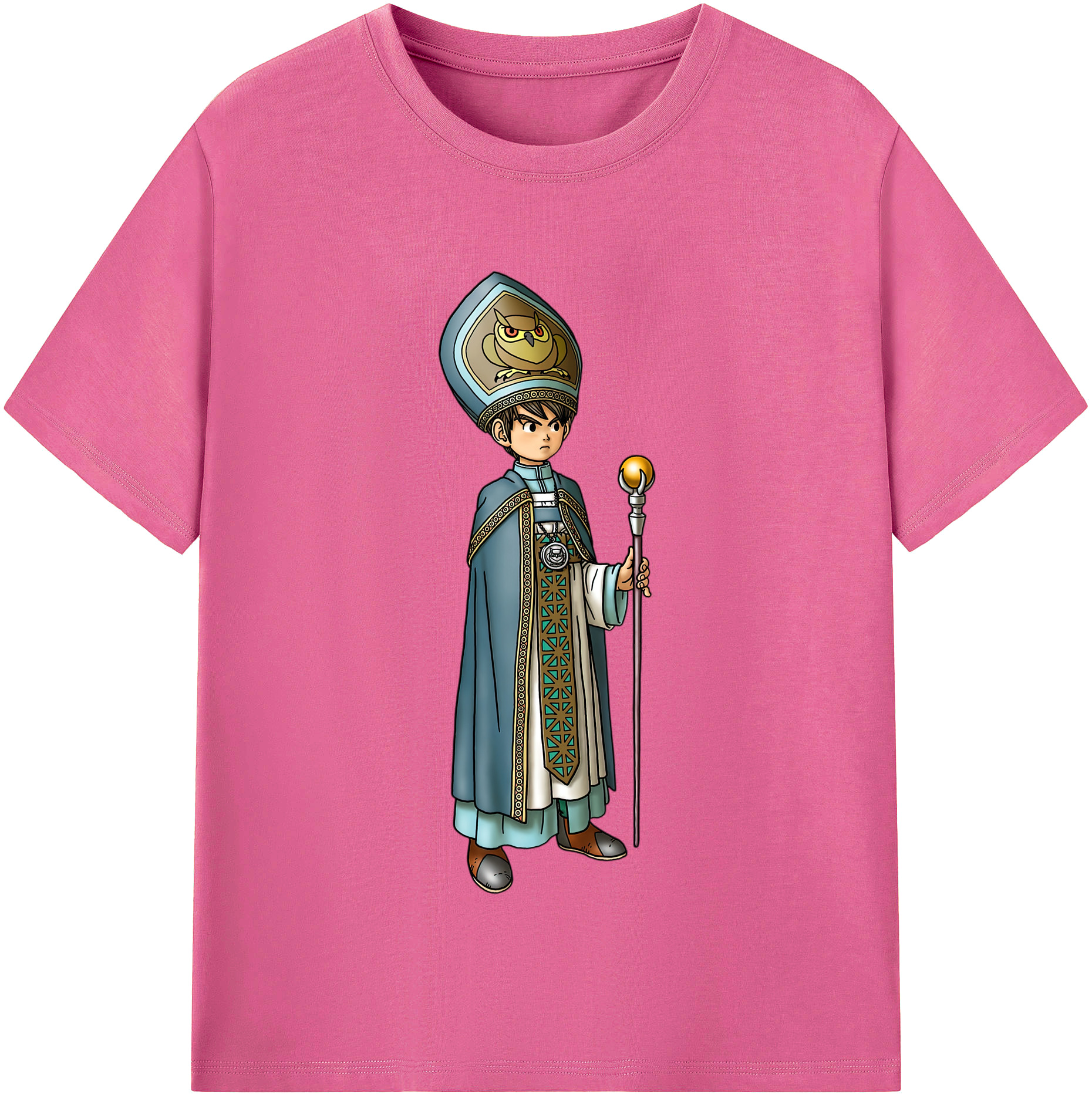 （画像用） ドラゴンクエスト Doragon Kuesuto Dragon Quest レディースカジュアルプリントTシャツ（綿100％）