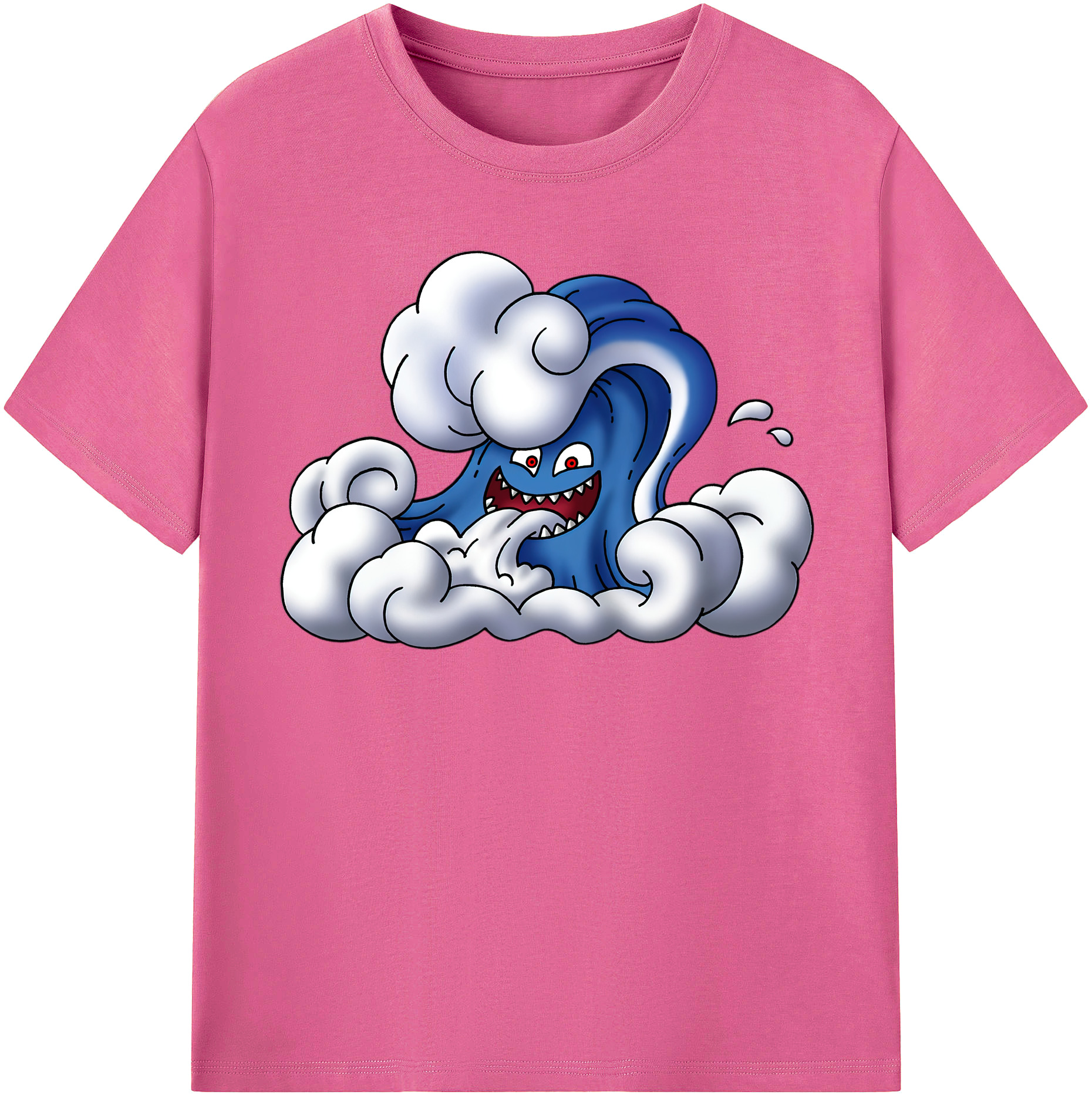 （画像用） ドラゴンクエスト Doragon Kuesuto Dragon Quest レディースカジュアルプリントTシャツ（綿100％）