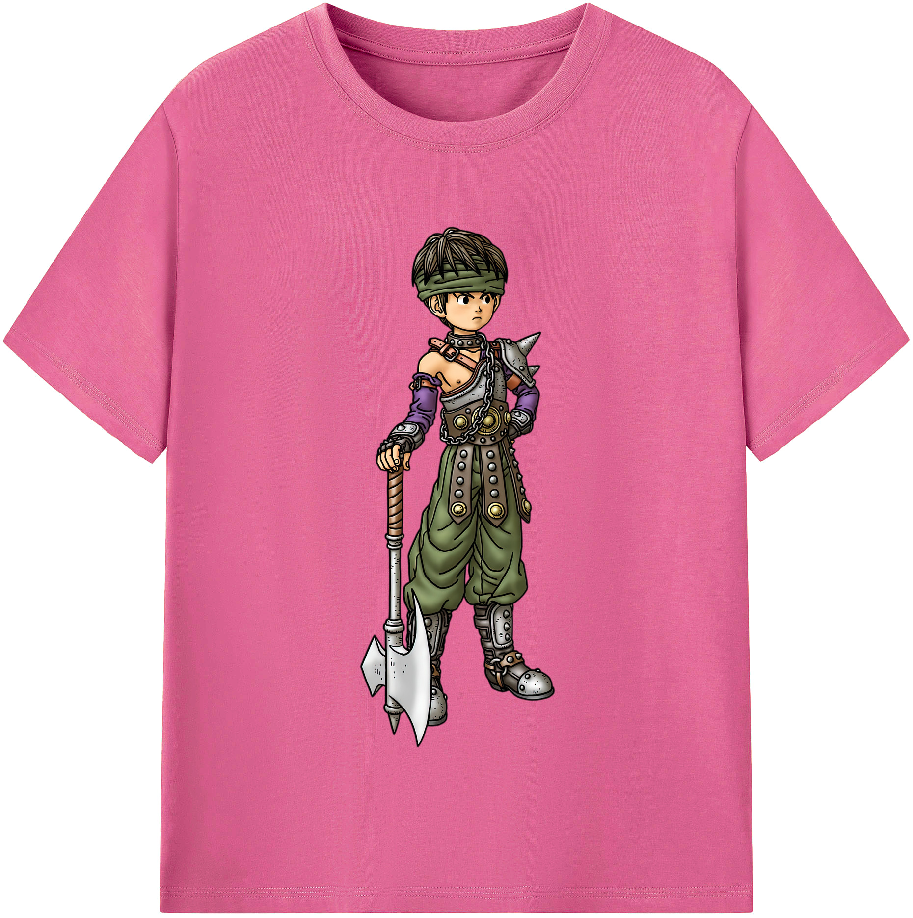 （画像用） ドラゴンクエスト Doragon Kuesuto Dragon Quest レディースカジュアルプリントTシャツ（綿100％）