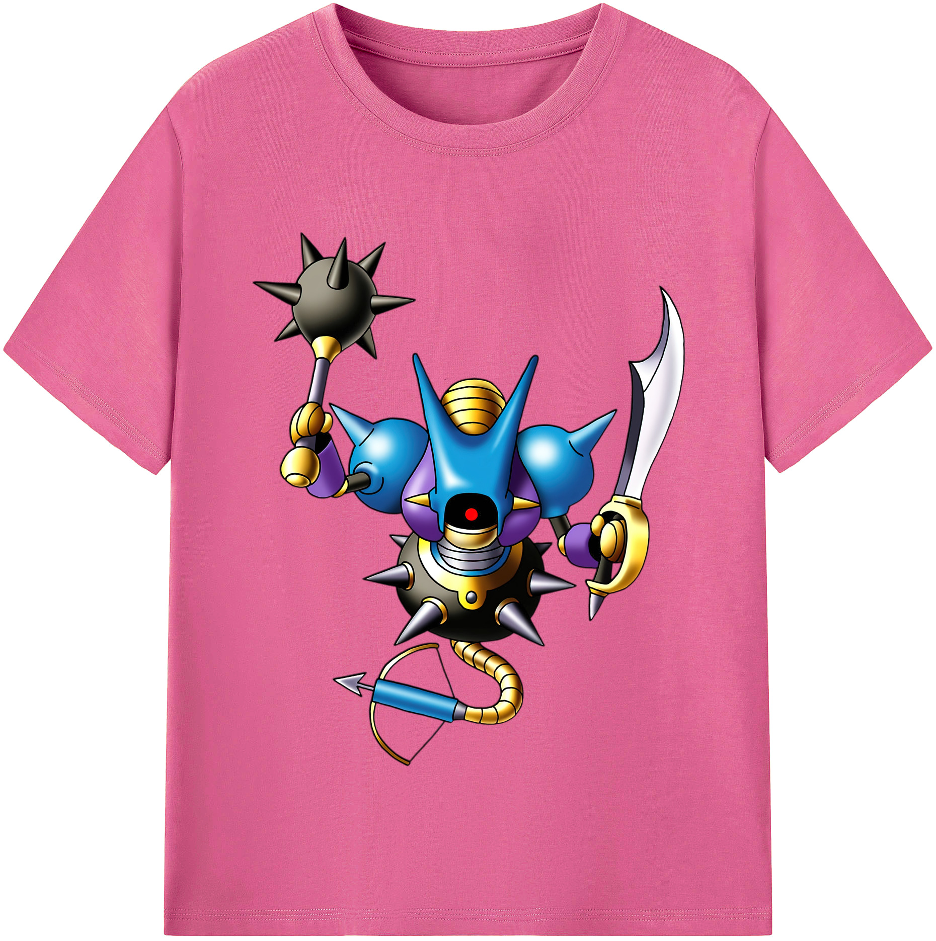 （画像用） ドラゴンクエスト Doragon Kuesuto Dragon Quest レディースカジュアルプリントTシャツ（綿100％）