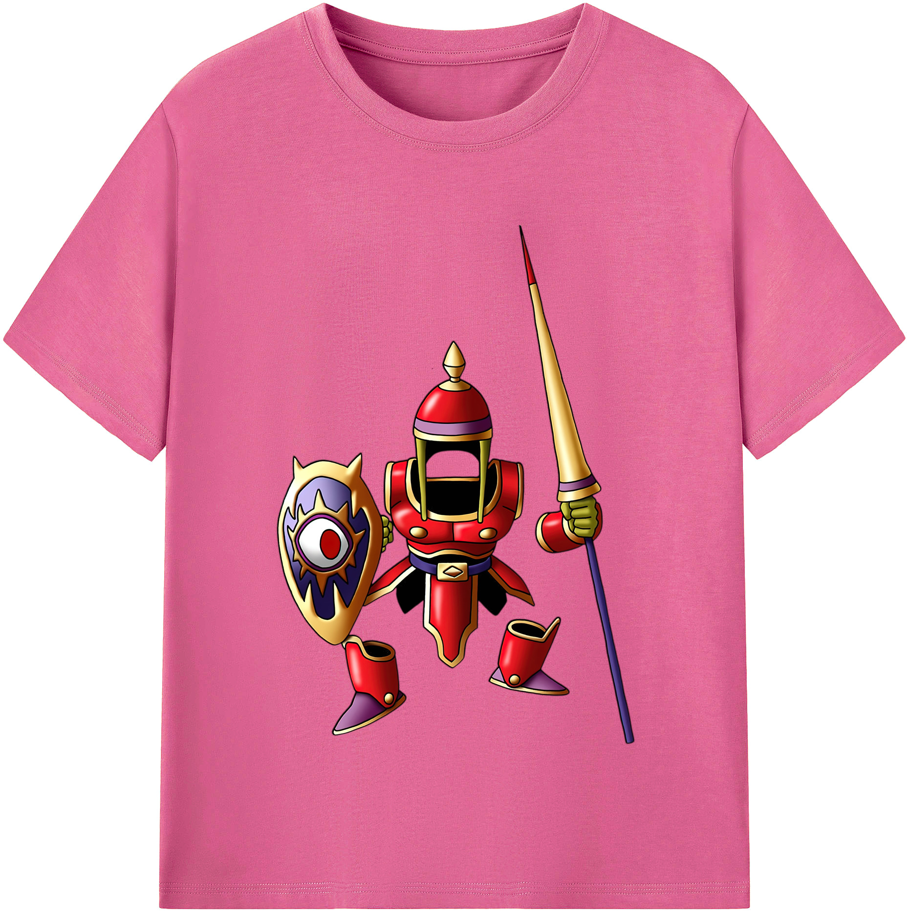 （画像用） ドラゴンクエスト Doragon Kuesuto Dragon Quest レディースカジュアルプリントTシャツ（綿100％）